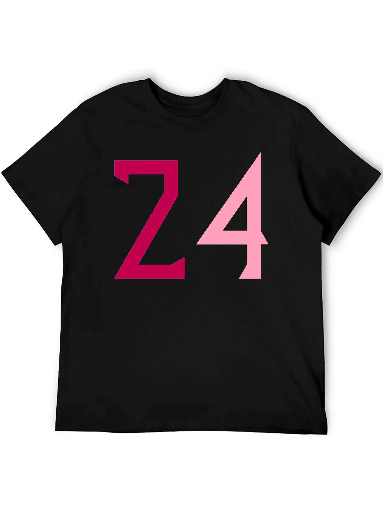 Black Bold Number Graphic Tee - Stylish Casual Wear view 5