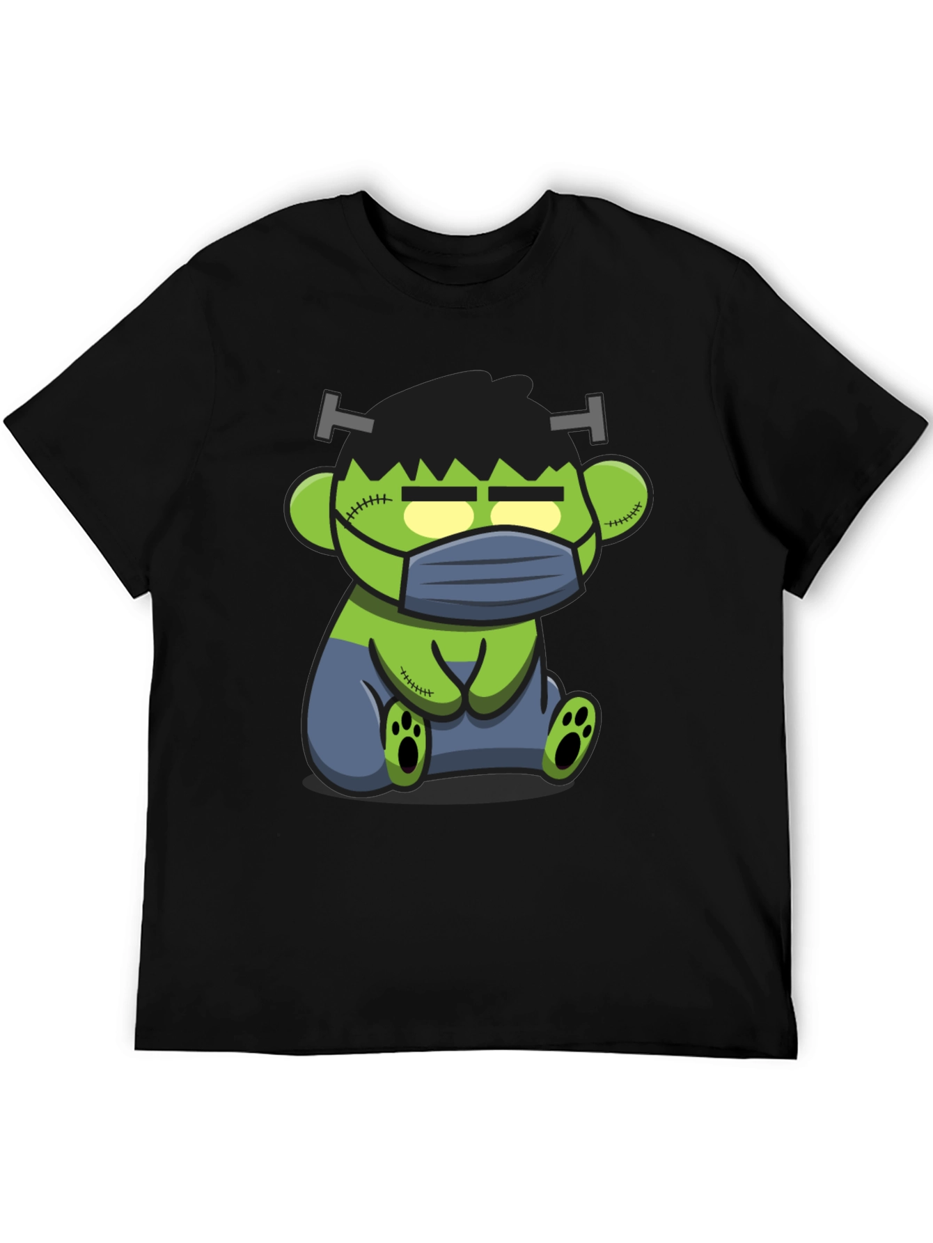 Black Frankenstein Bear T-Shirt - Halloween Edition view 5
