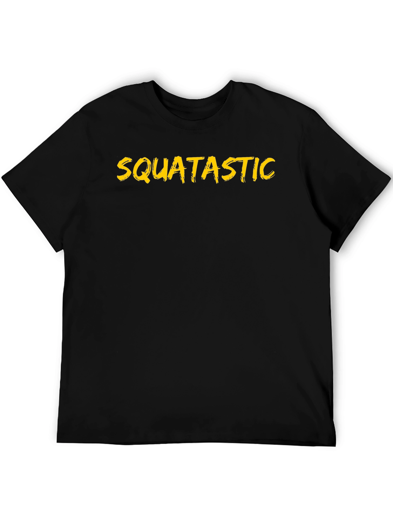 Black Squatastic Black Crew Neck T-Shirt view 5