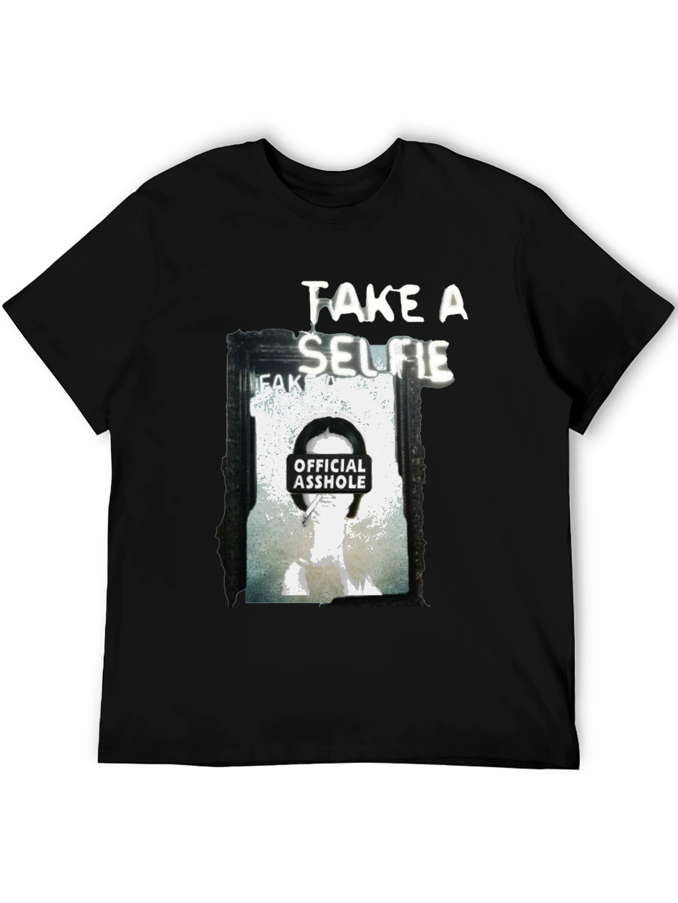 Black Take a Selfie Graphic T-Shirt view 5