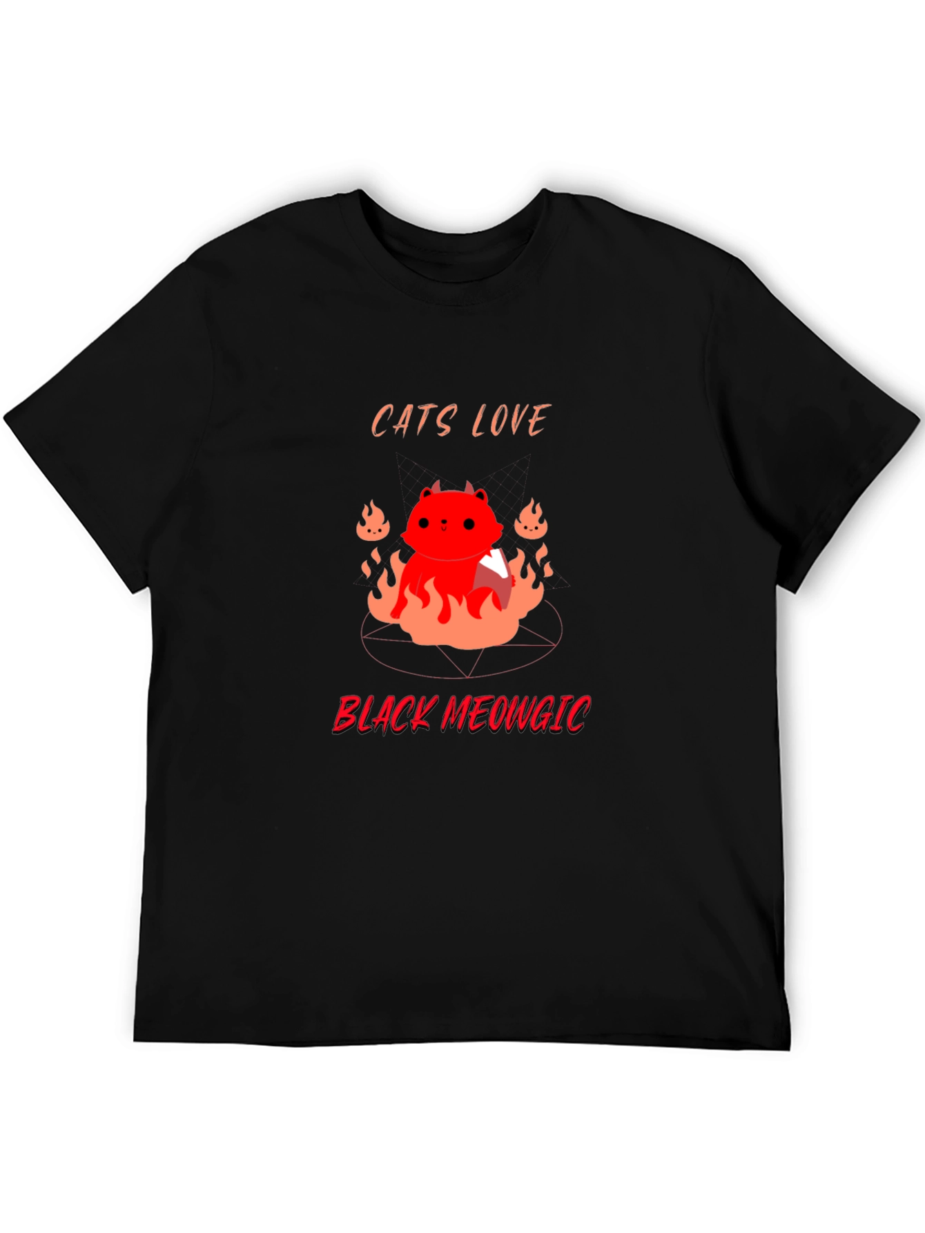 Cats Love Black Meowgic T-Shirt - 5