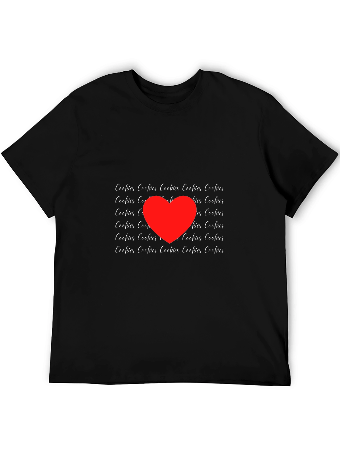 Black Cookies Love T-Shirt - Black Crew Neck Tee view 5