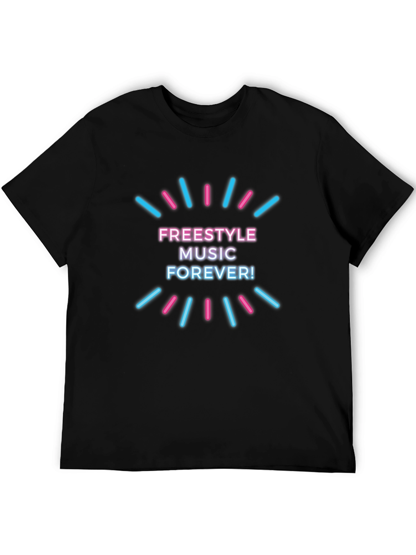 Black Freestyle Music Forever Graphic T-Shirt view 5