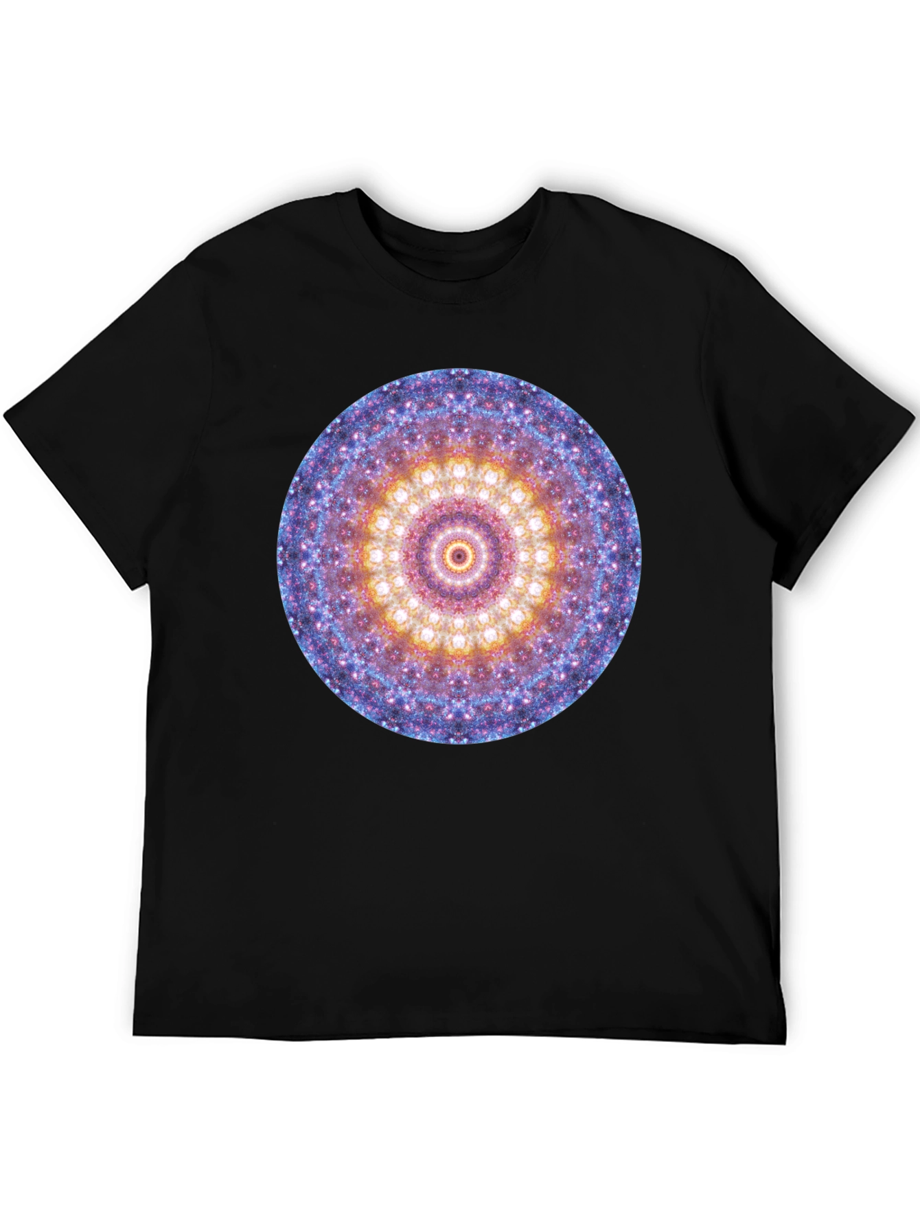 Black Cosmic Mandala Graphic Tee view 5