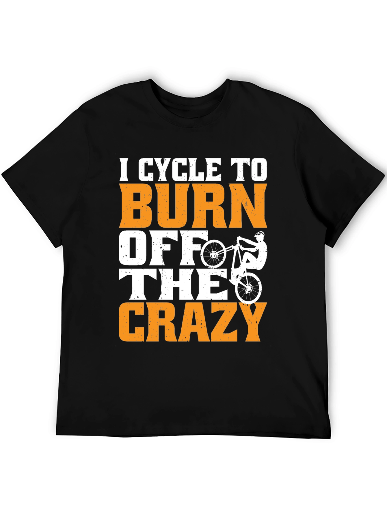 Black Cycle To Burn Off The Crazy T-Shirt view 5