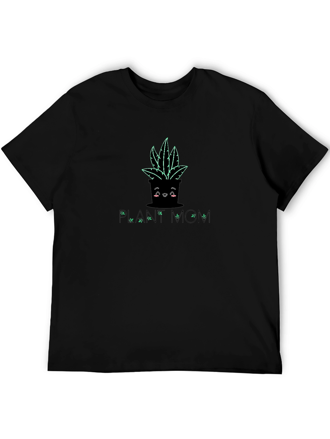Black Plant Mom Graphic T-Shirt view 5