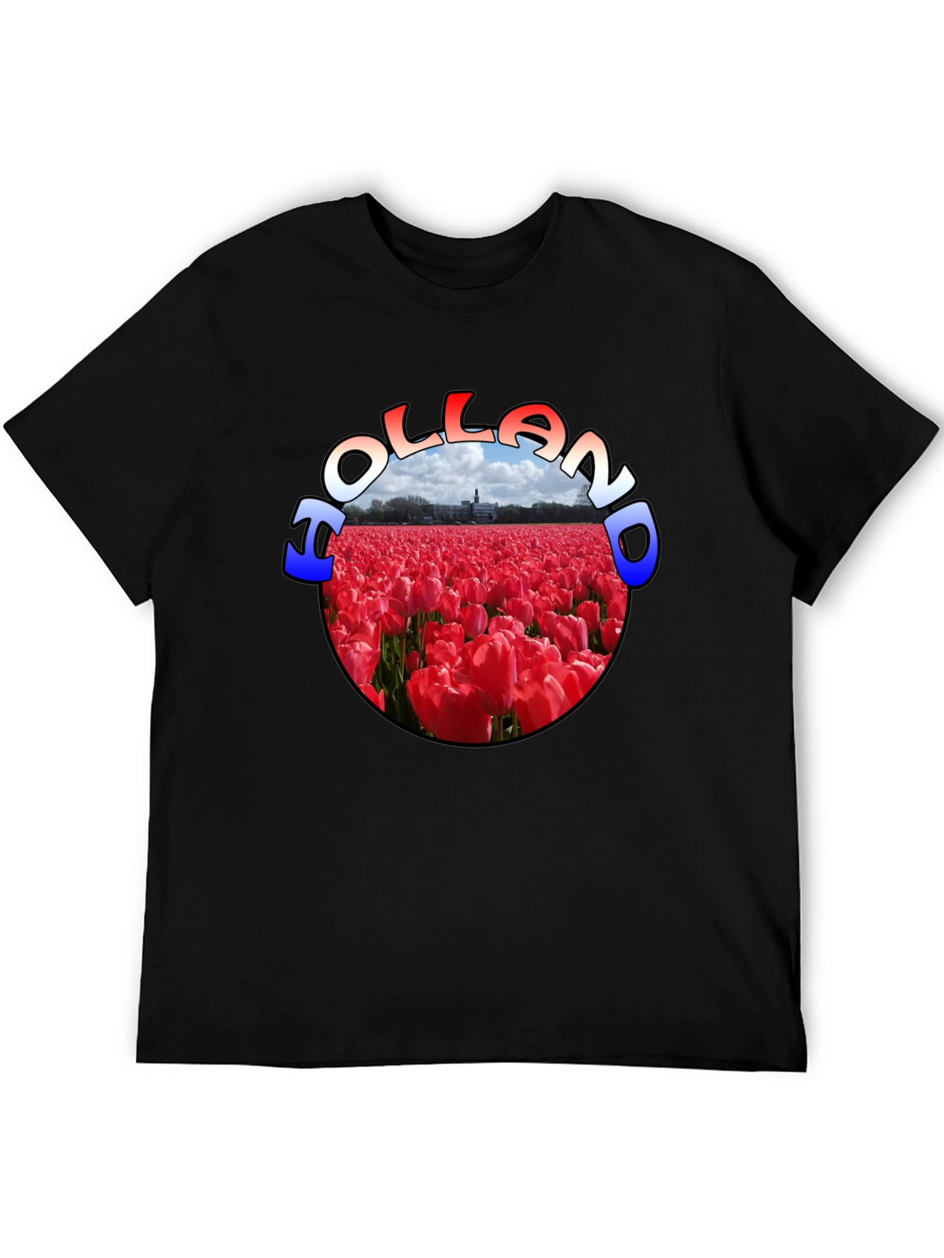 Holland Tulip Field Graphic T-Shirt - 5