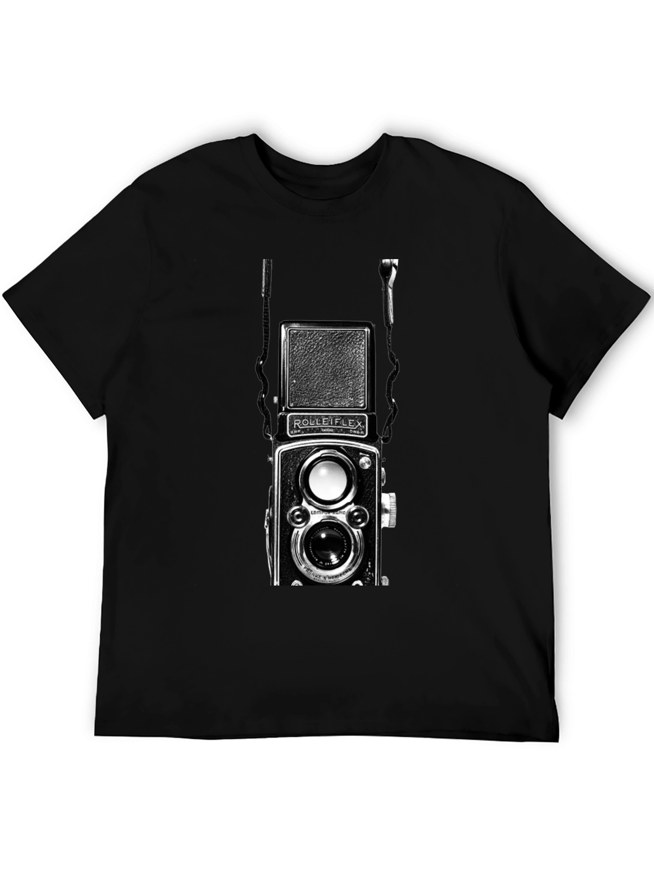 Black Vintage Camera Graphic Tee - Classic Cool view 5
