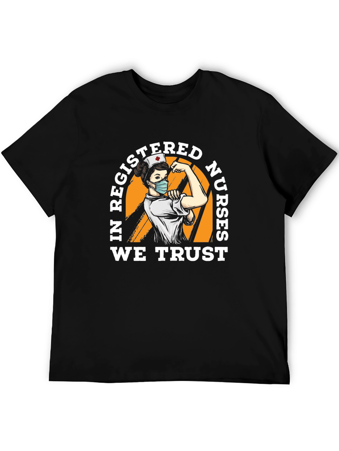 Black In Registered Nurses We Trust T-Shirt view 5
