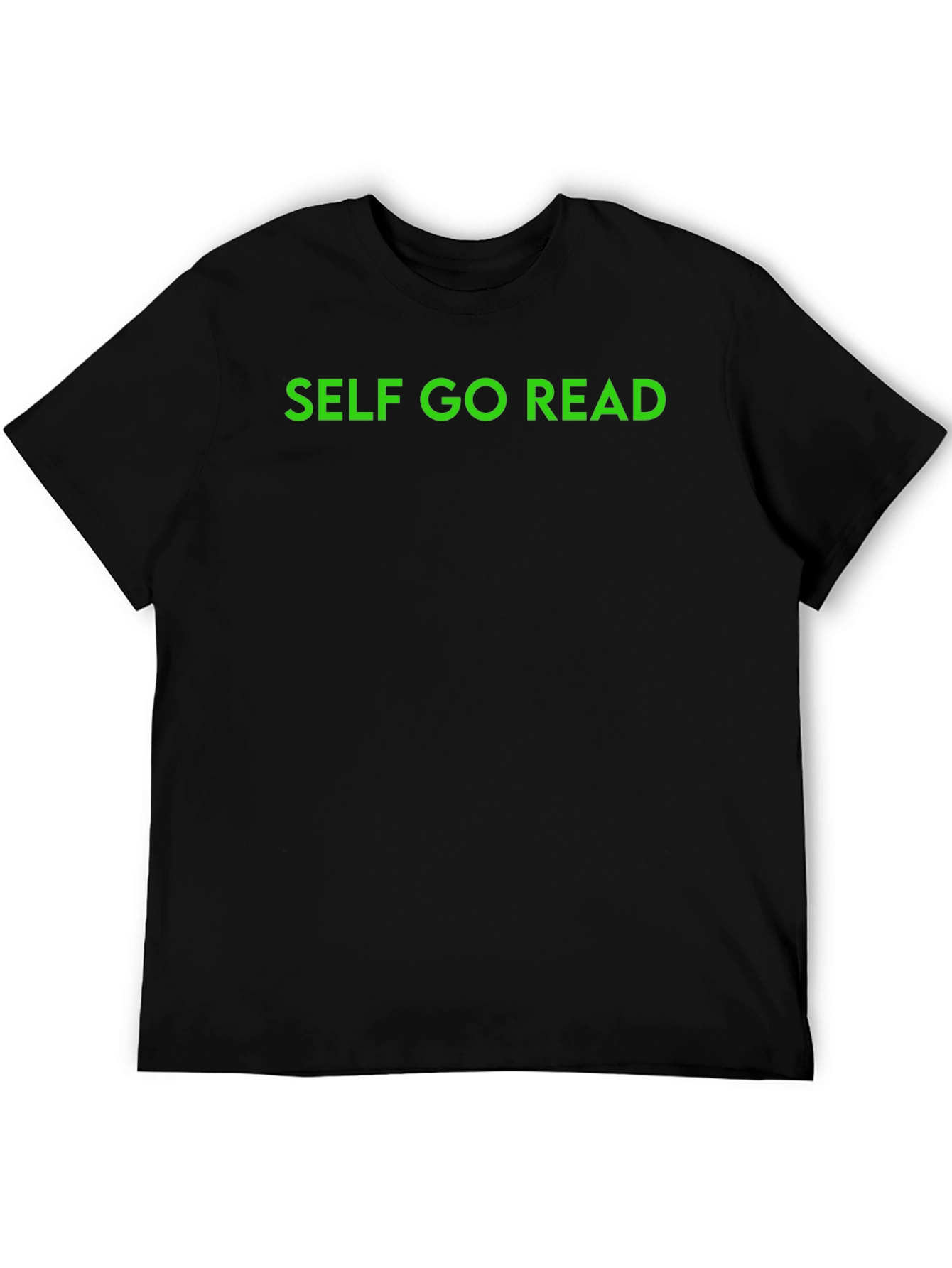 Black Self Go Read Black T-Shirt view 5