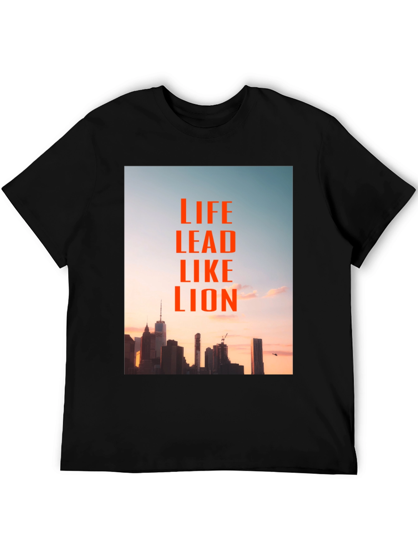 Black Life Lead Like Lion Graphic Tee view 5