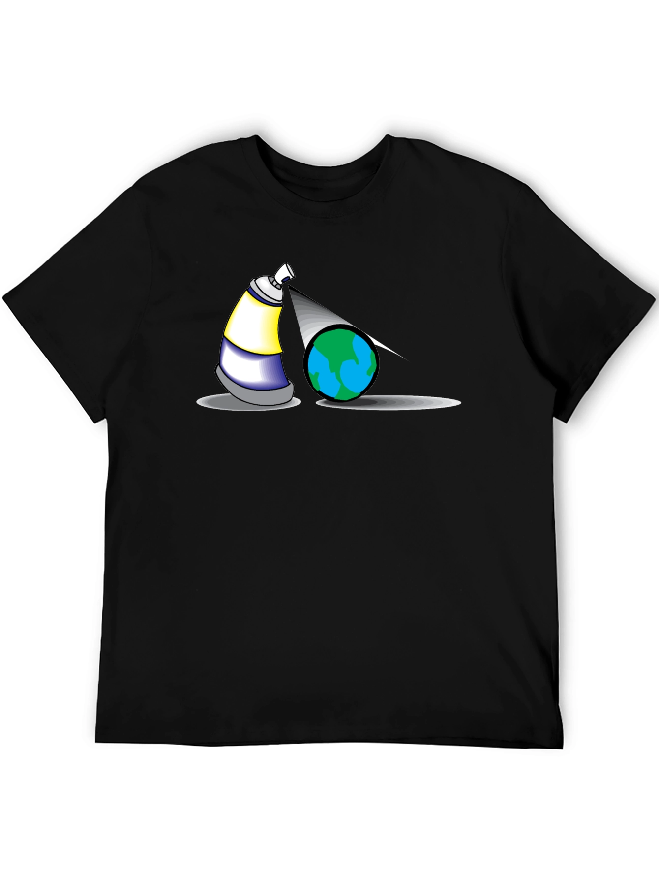Spray Paint Earth T-Shirt - 5