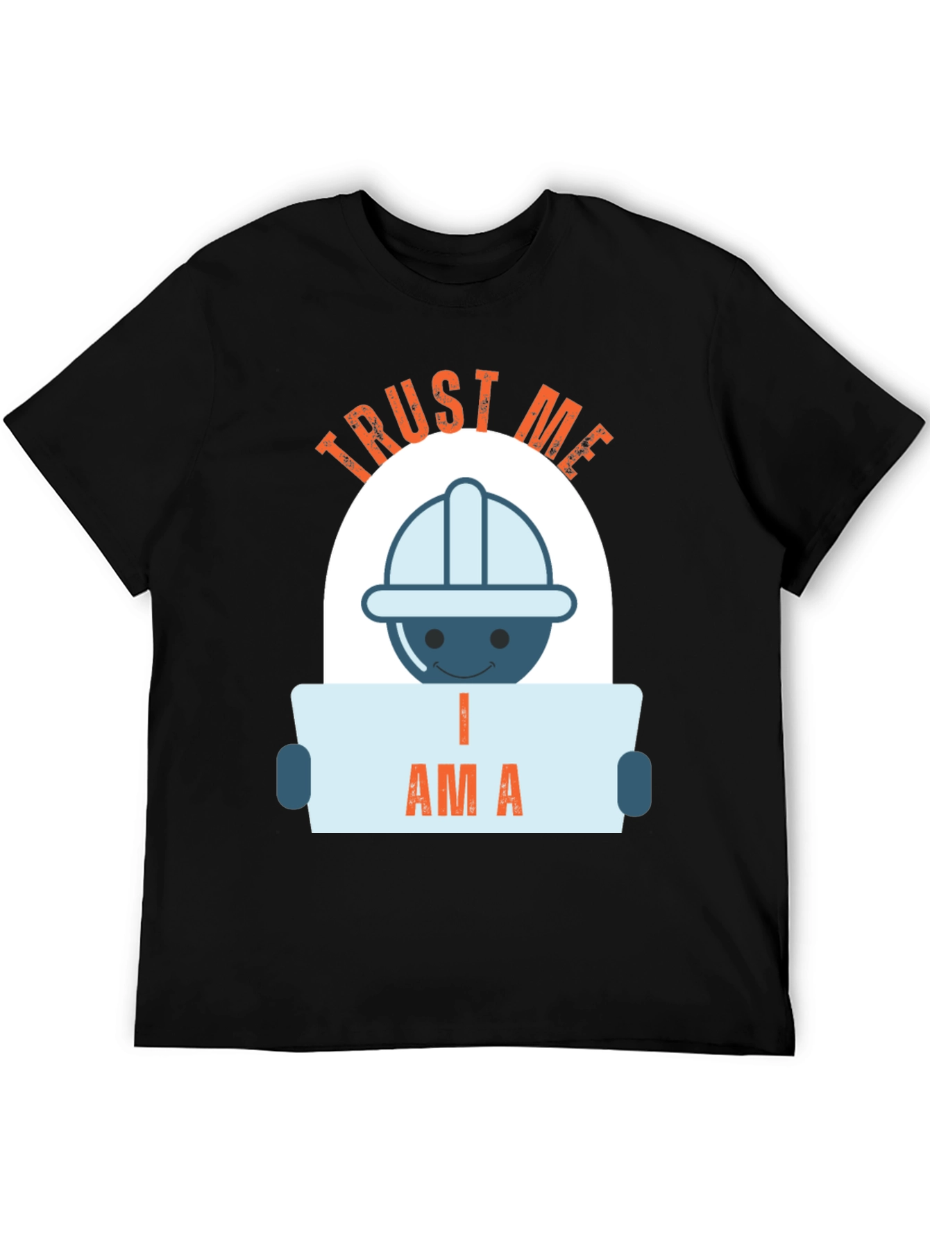 Black Trust Me I Am A Engineer T-Shirt view 5