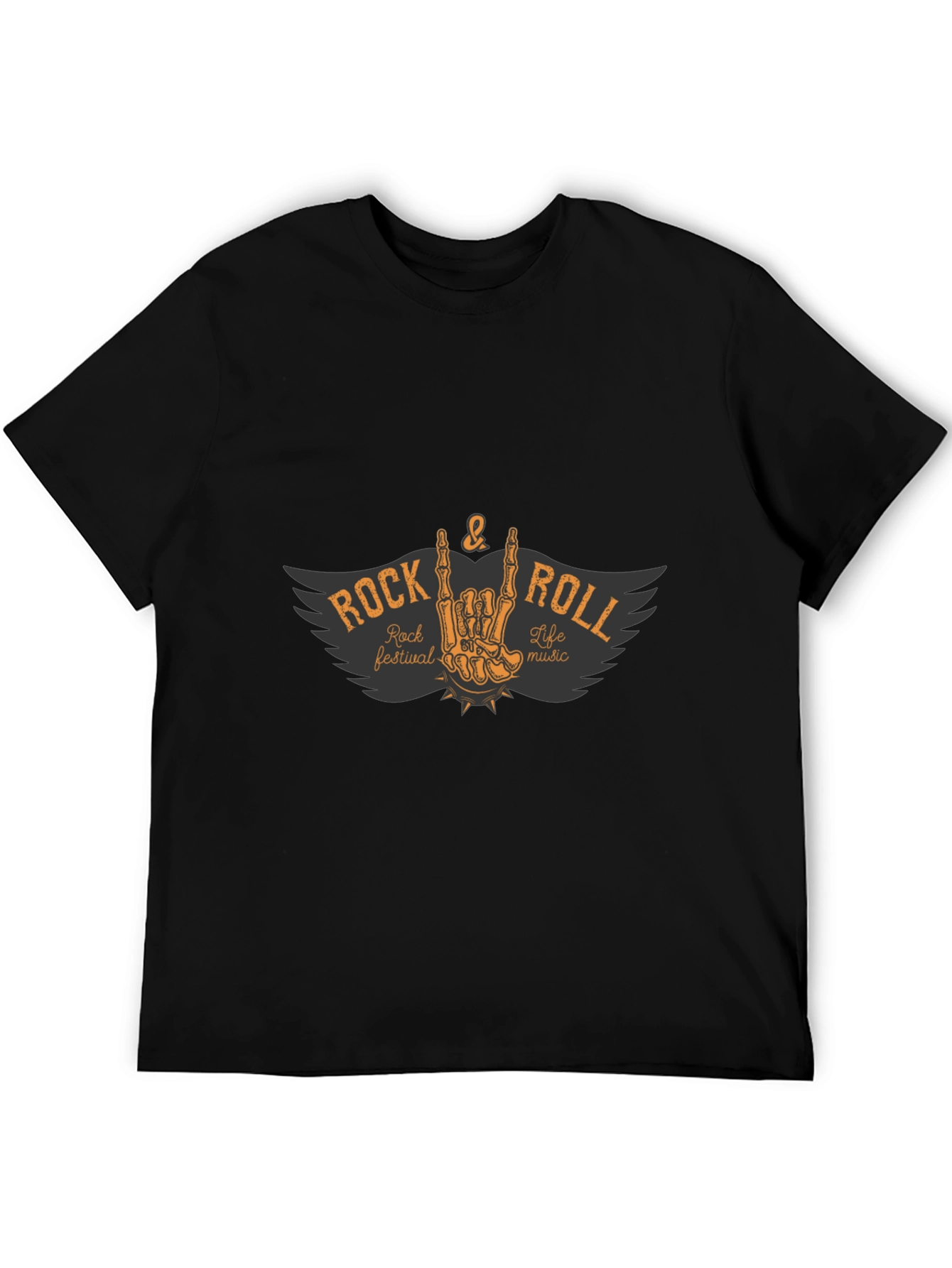 Black Rock & Roll Music Festival Graphic T-Shirt view 5