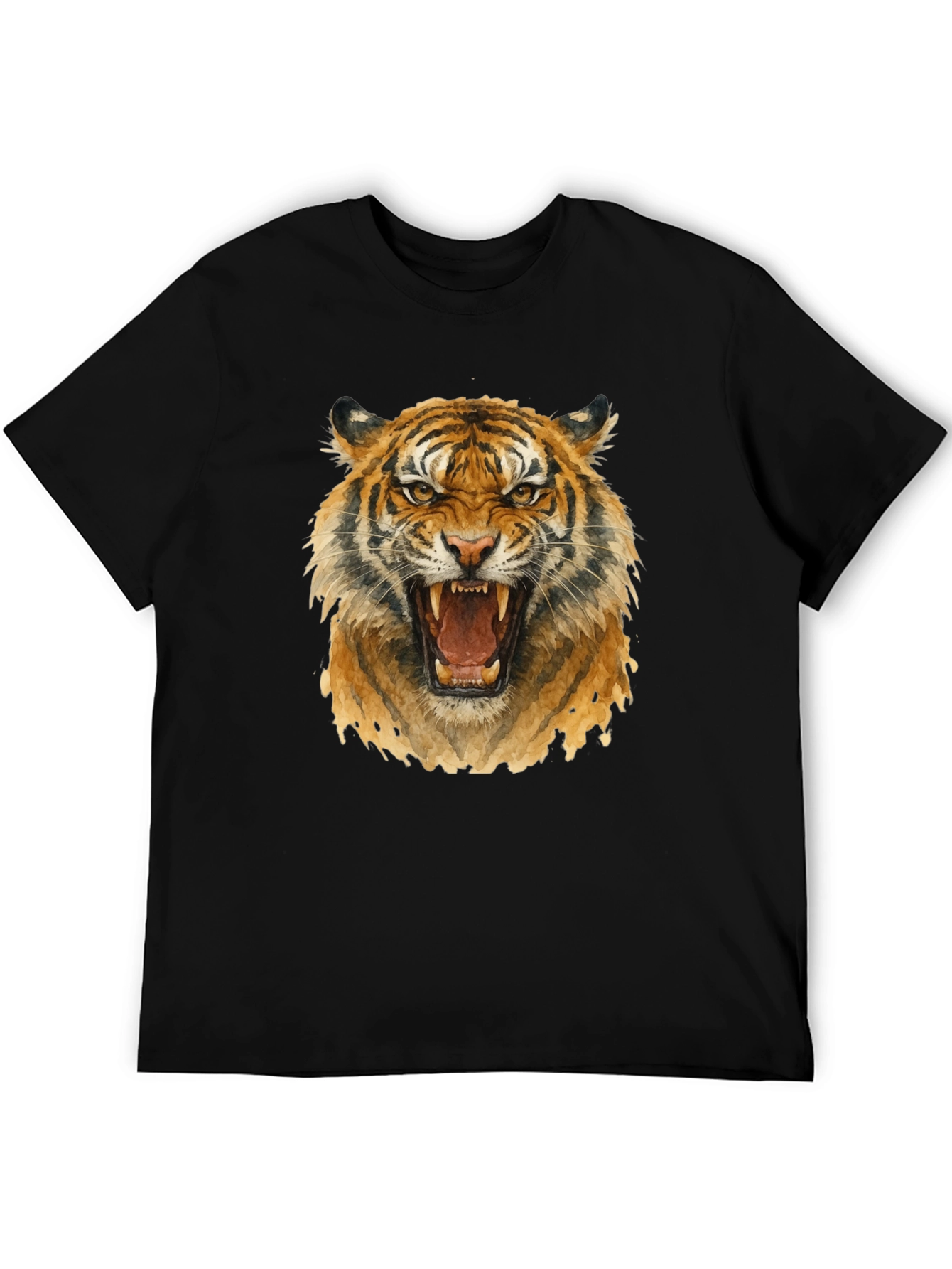 Black Tiger Graphic Tee - Fierce Style view 5