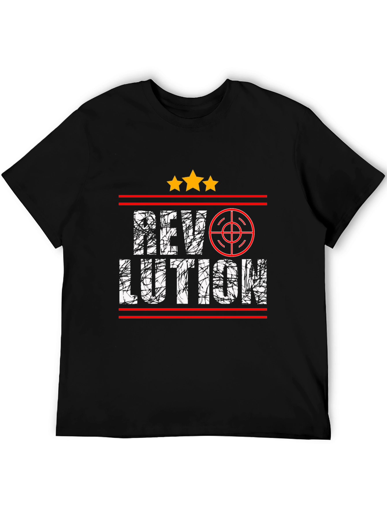 Black Revolution Graphic Tee - Stylish Black T-Shirt for Everyday Wear view 5