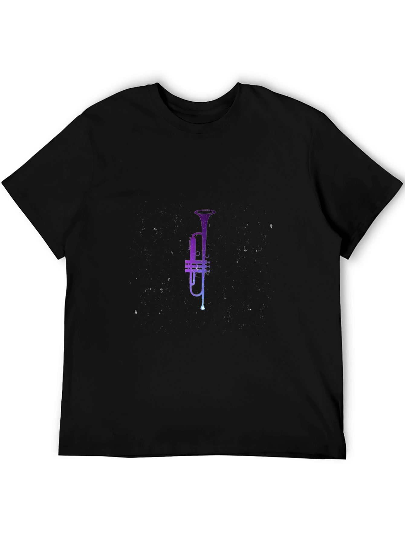 Black Trumpet Galaxy T-Shirt - Black view 5