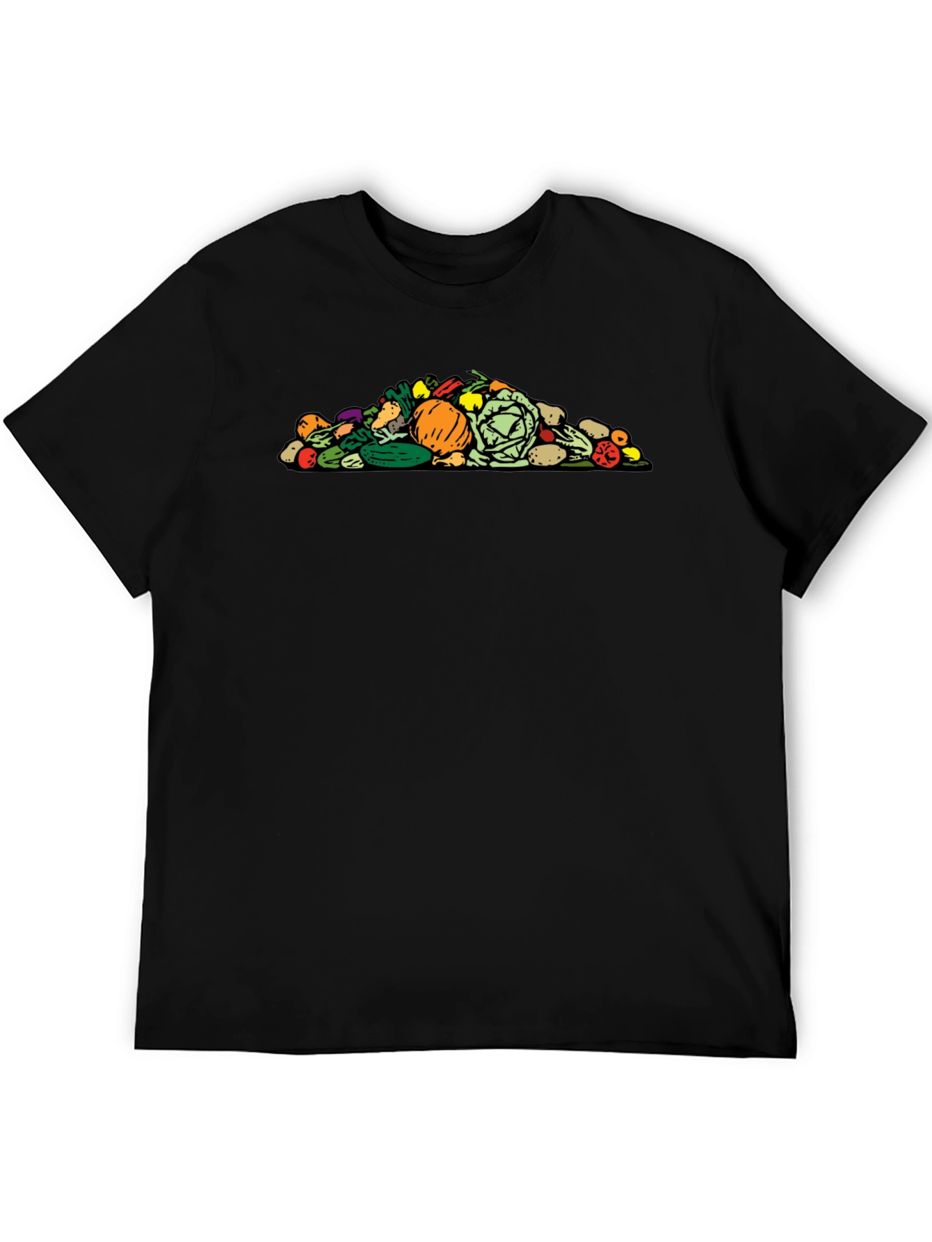 Vegetable Pile Graphic T-Shirt - 5