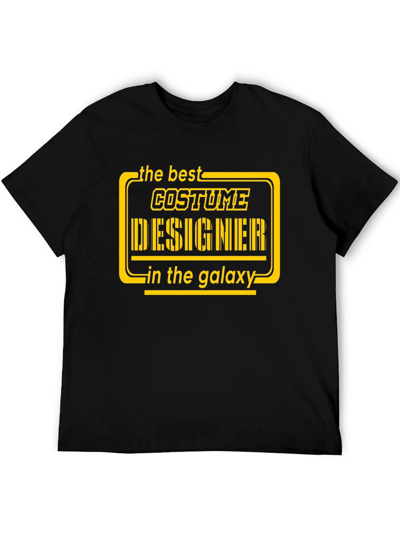 Black Best Costume Designer Galaxy Black T-Shirt view 5