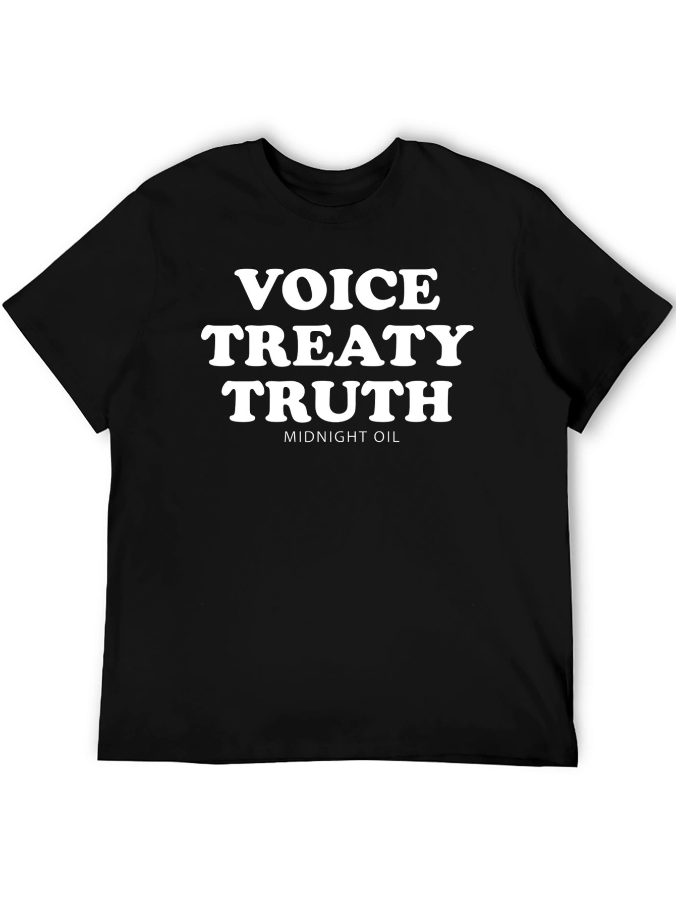 Black Voice Treaty Truth Midnight Oil Graphic Tee view 5