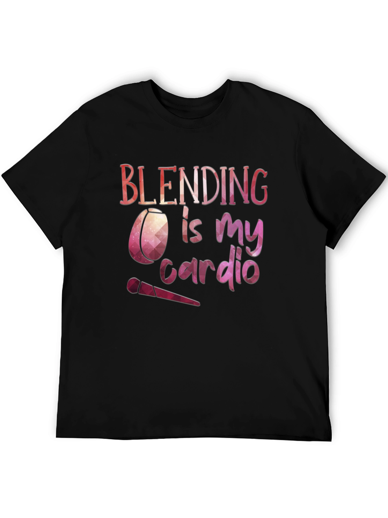 Black Blending is My Cardio Graphic T-Shirt view 5