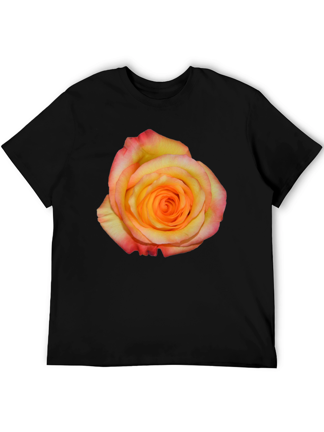 Black Rose Graphic Black T-Shirt view 5