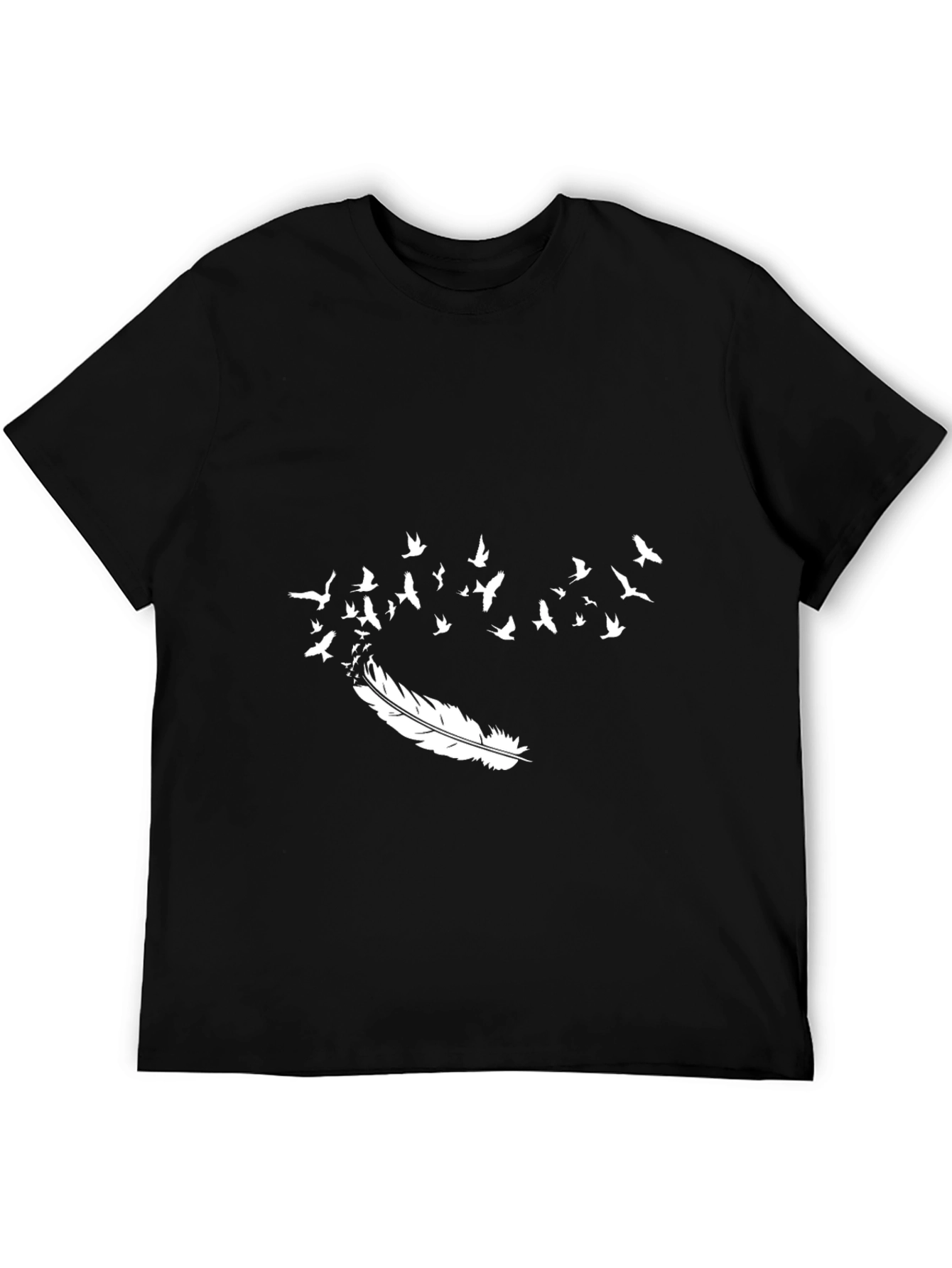 Black Feather to Flight Graphic Tee view 5