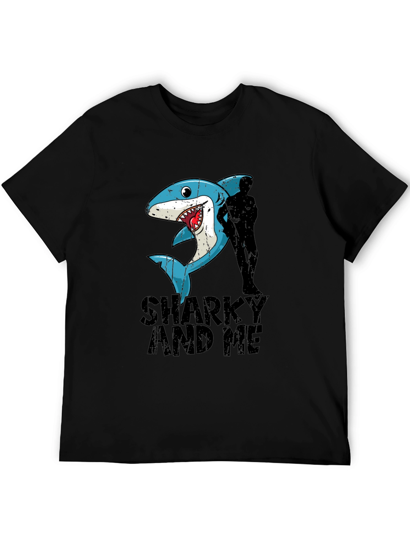 Black Sharky and Me Graphic Tee view 5