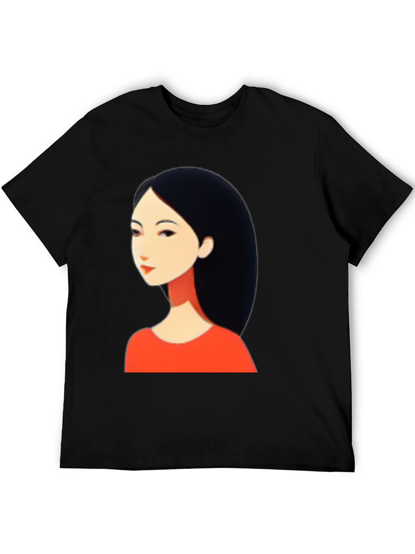 Black Anime Graphic Tee - Stylish Black T-Shirt view 5