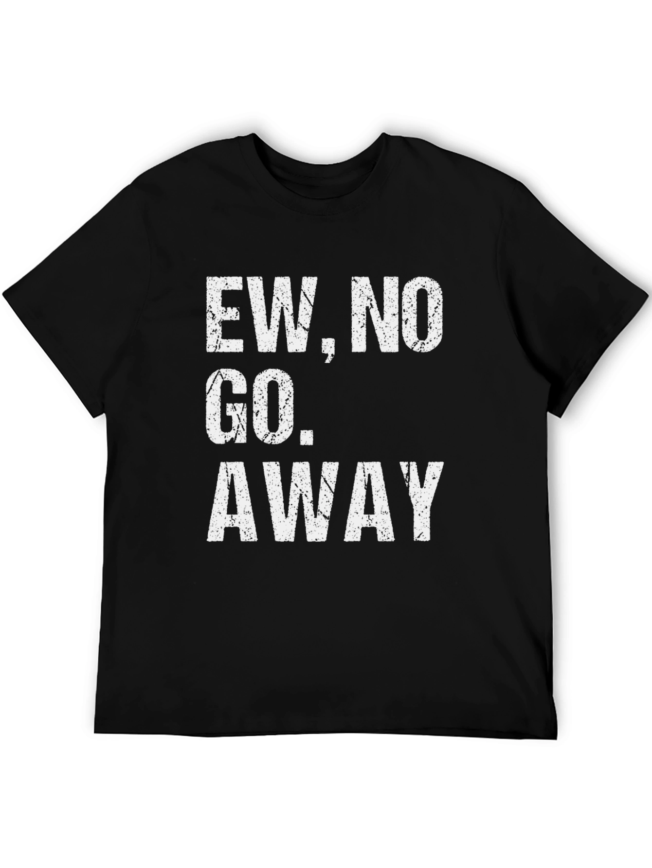 Black Ew No Go Away Graphic Tee view 5