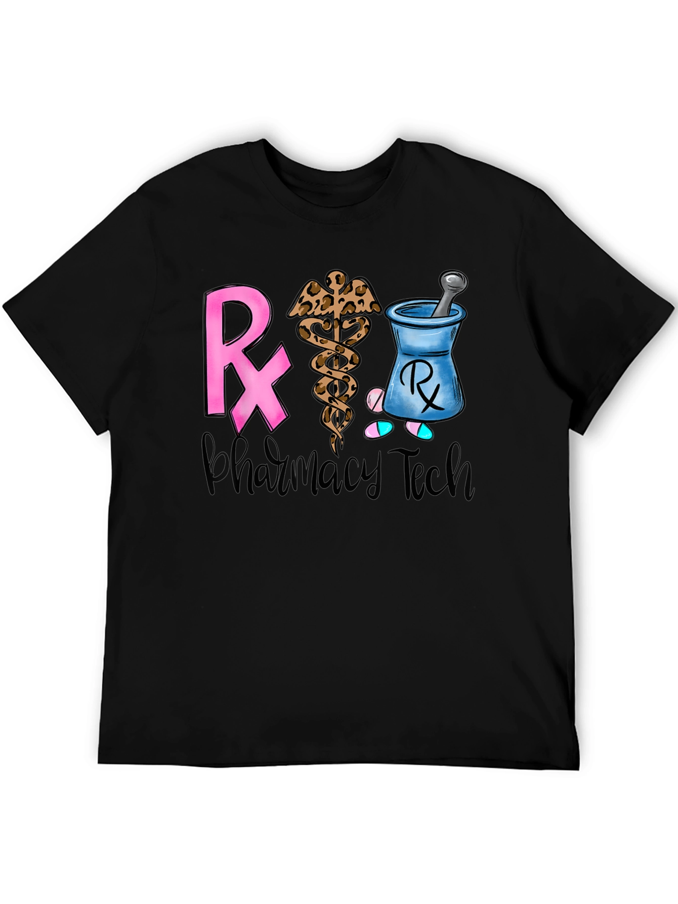 Black Pharmacy Tech T-Shirt view 5