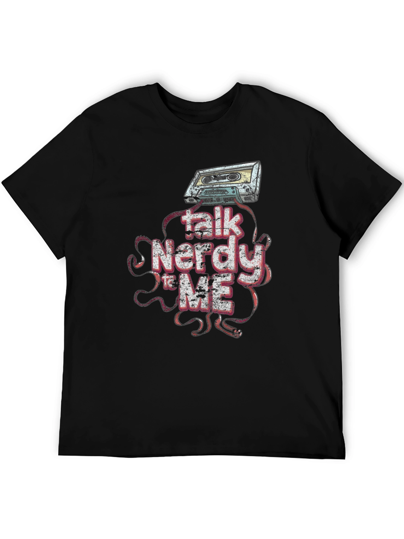 Black Talk Nerdy To Me Graphic Tee view 5
