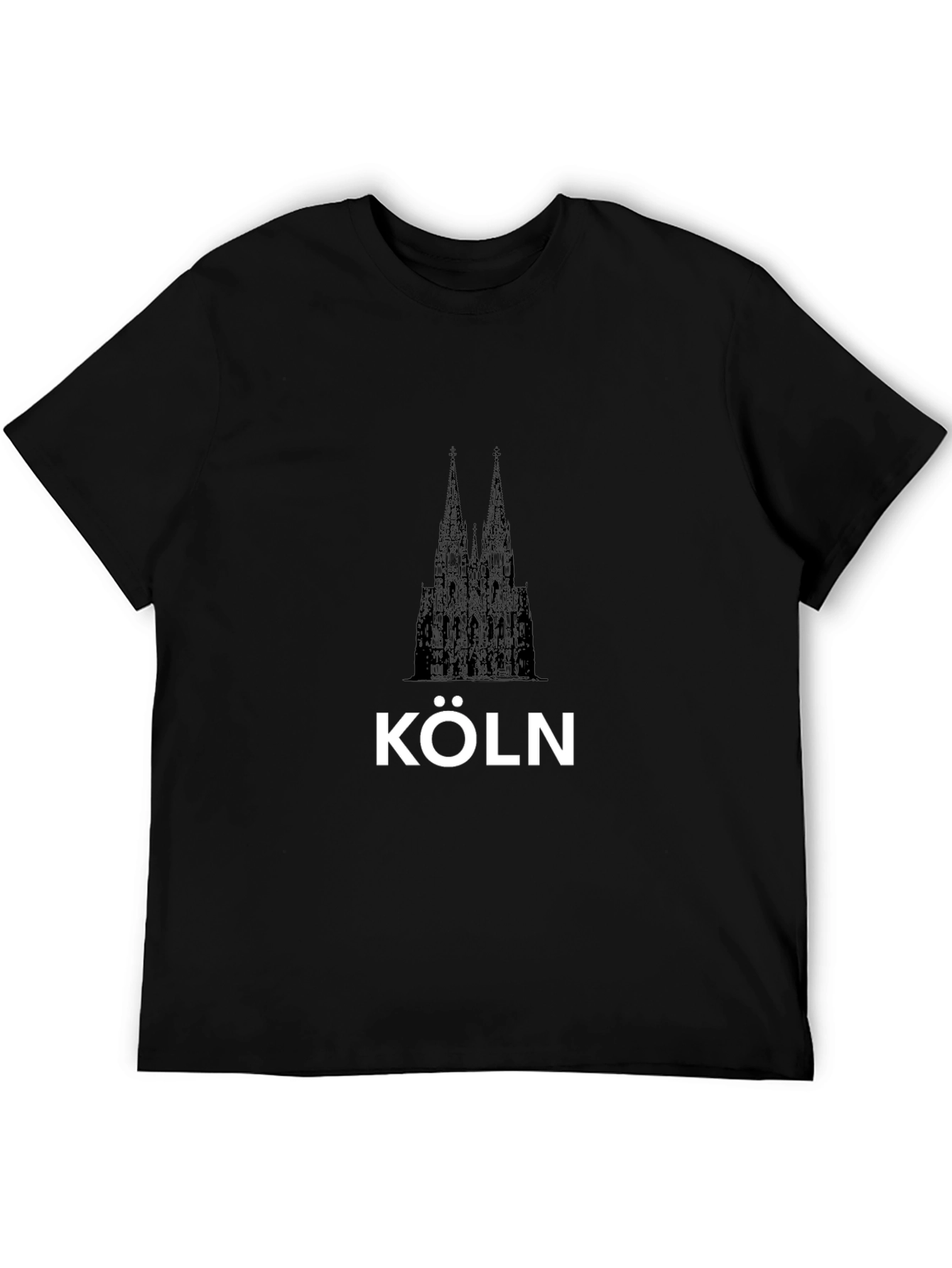 Köln Cathedral Black Graphic Tee - City Pride - 5