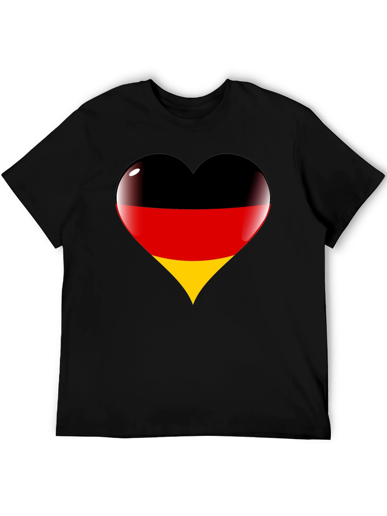 Germany Flag Heart T-Shirt - Deutschland Liebe - 5