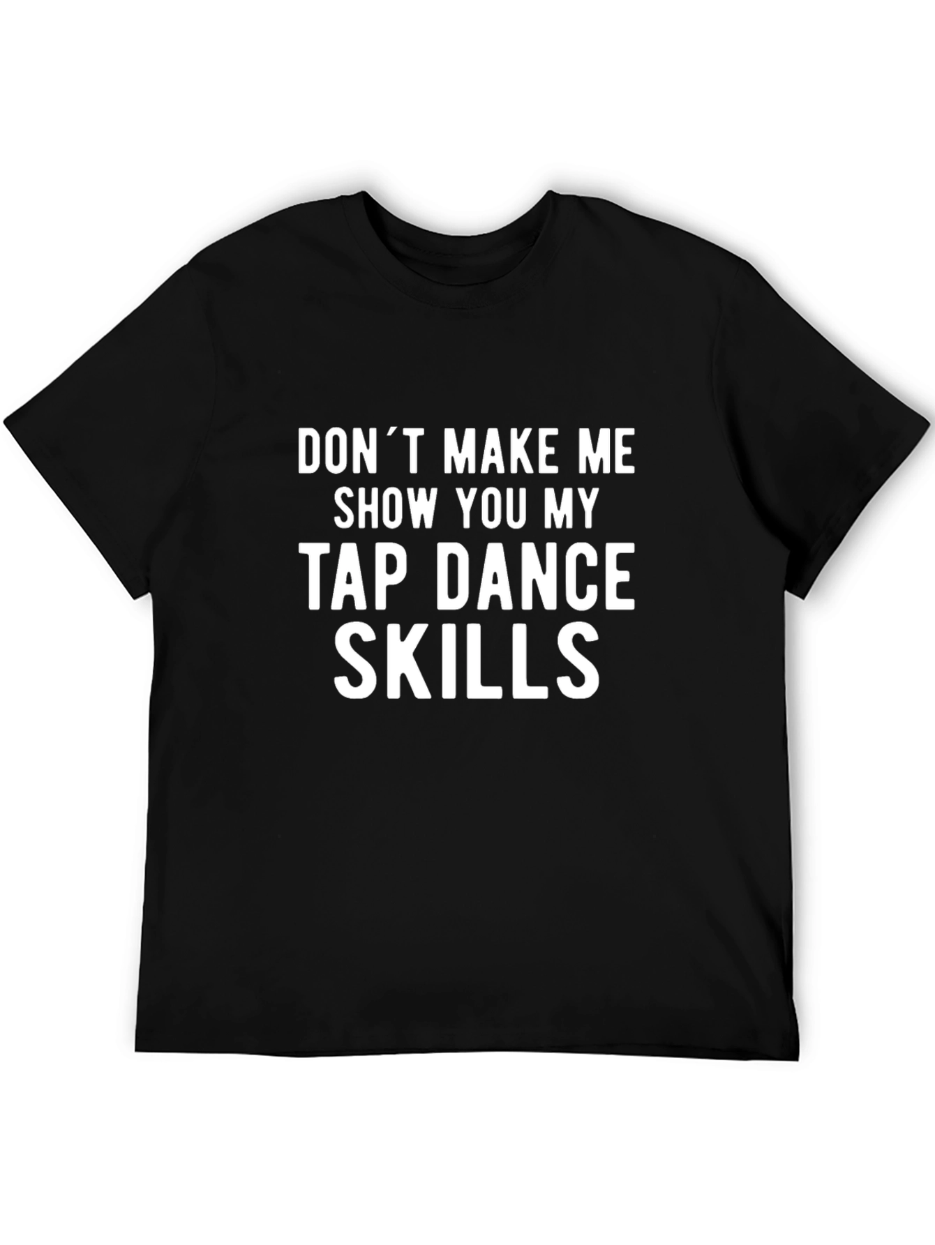 Black Tap Dance Skills Novelty Graphic T-Shirt view 5