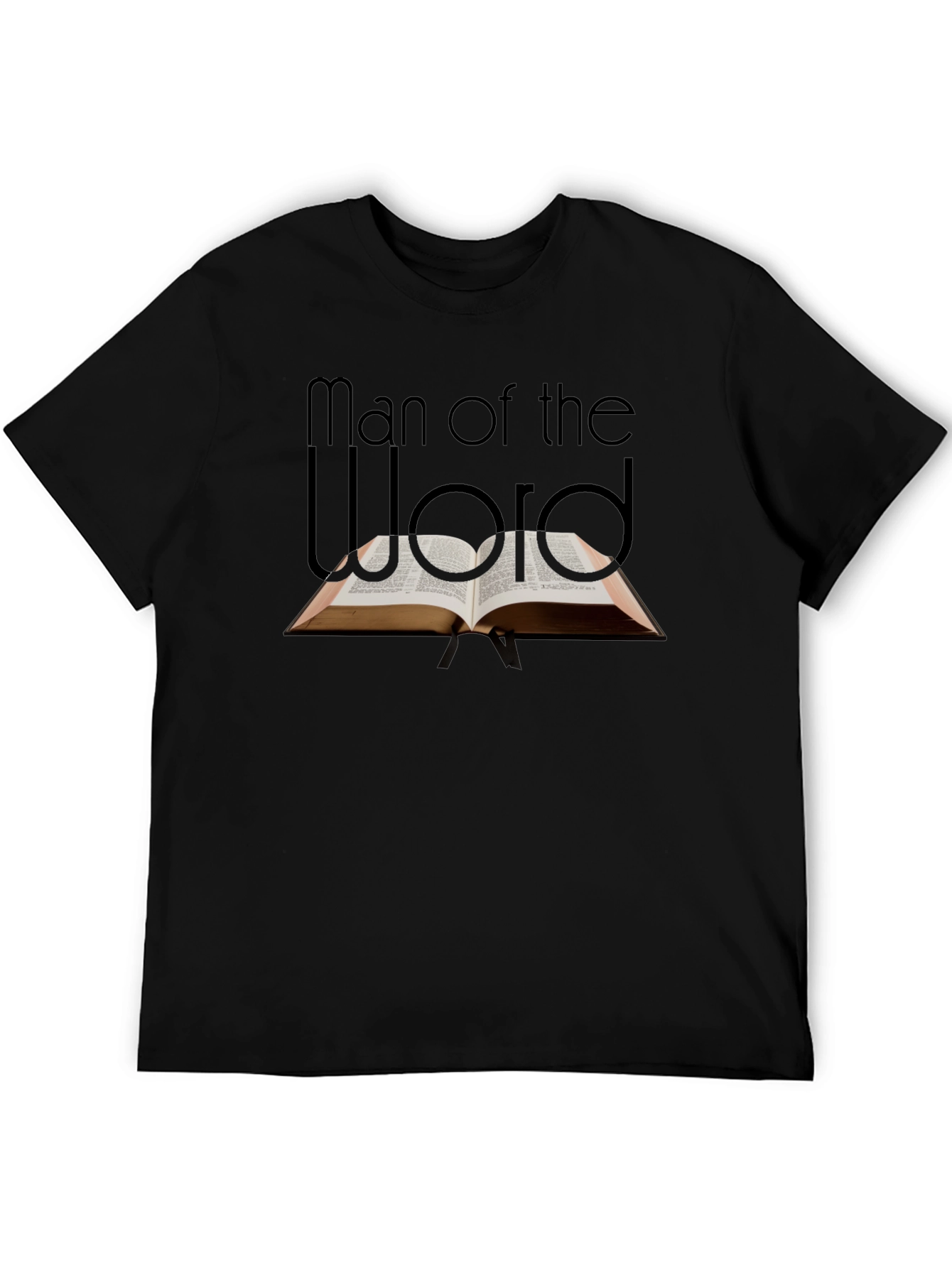 Black Man of the Word T-Shirt - Christian Apparel view 5