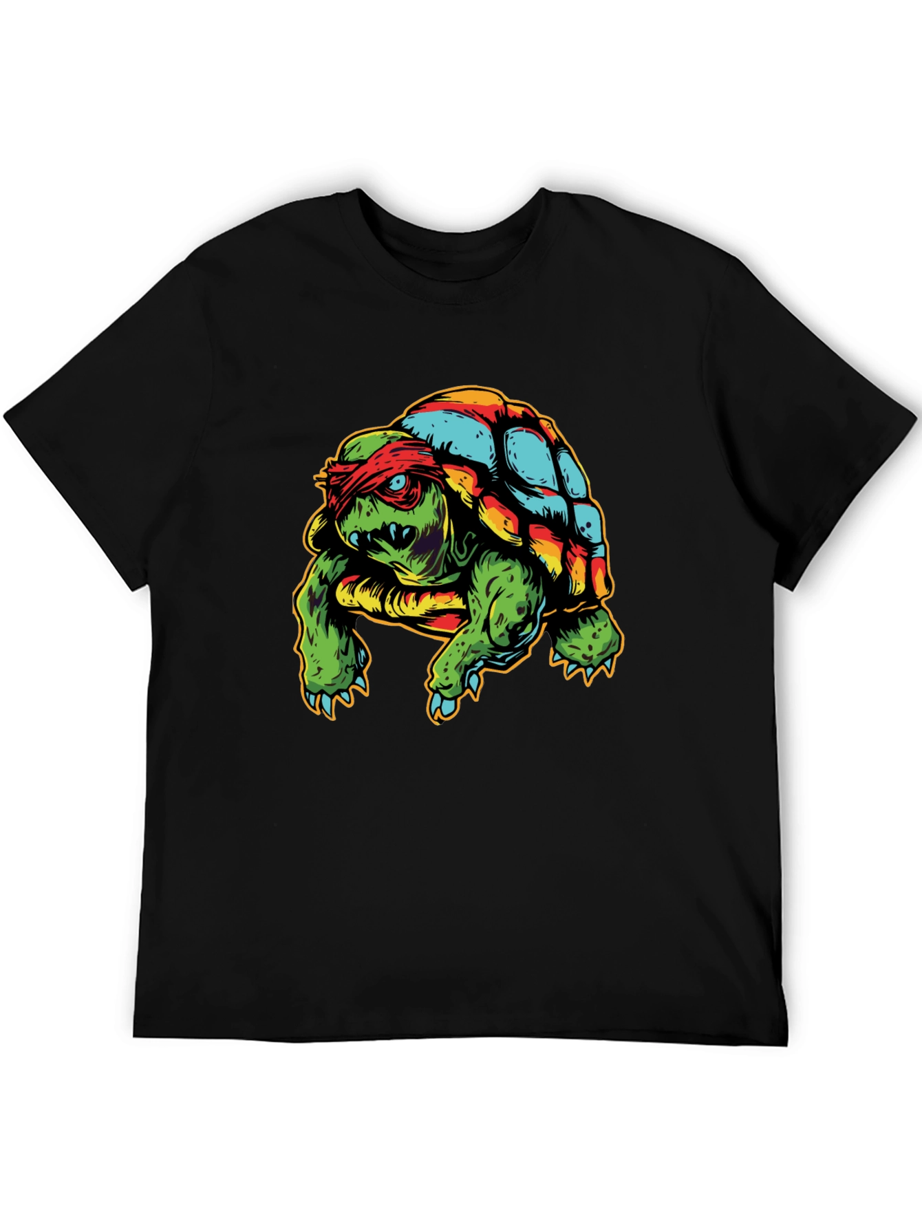Black Ninja Turtle Graphic T-Shirt - Unique Design! view 5