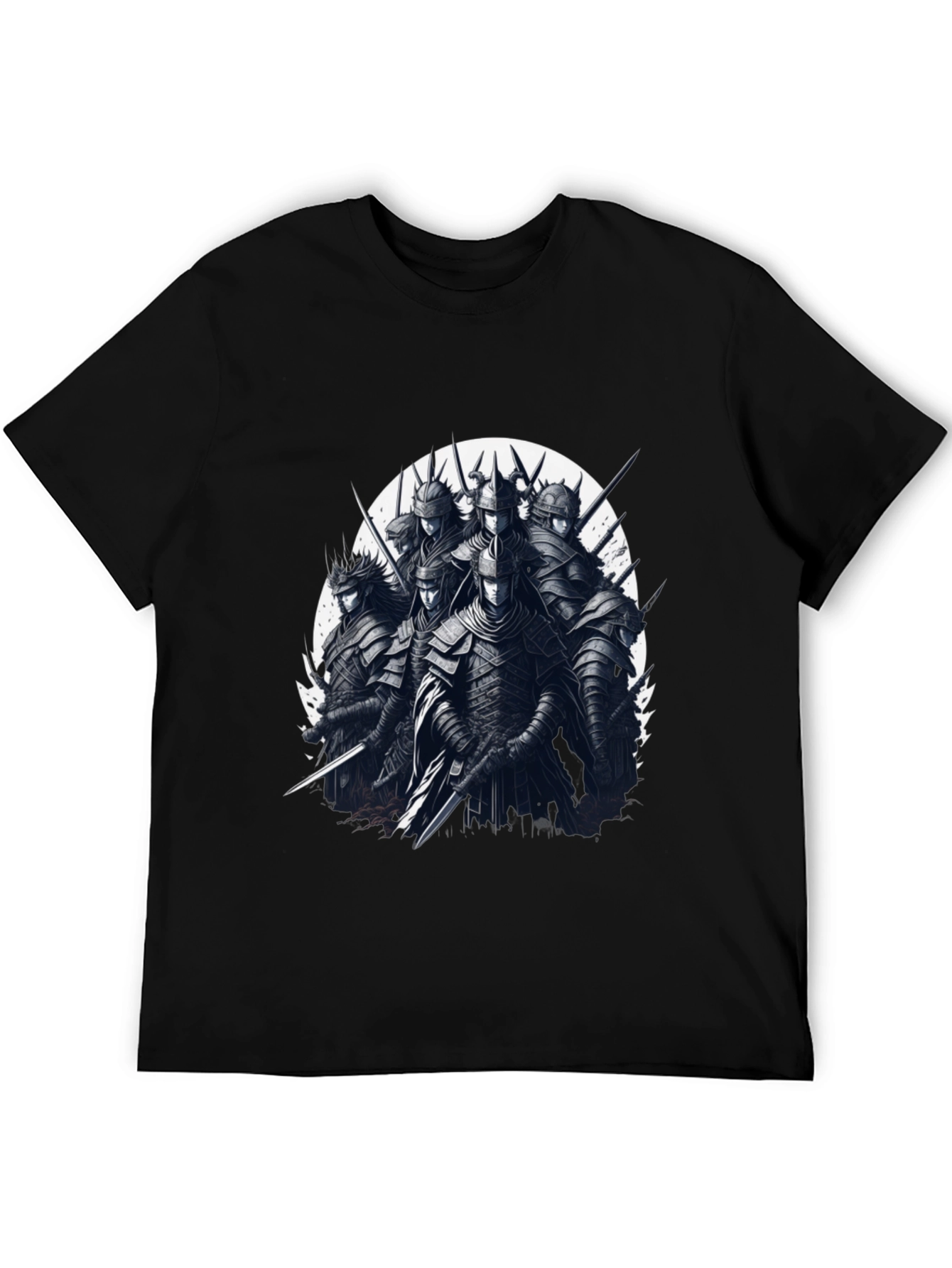 Black Warrior Knights Graphic T-Shirt view 5