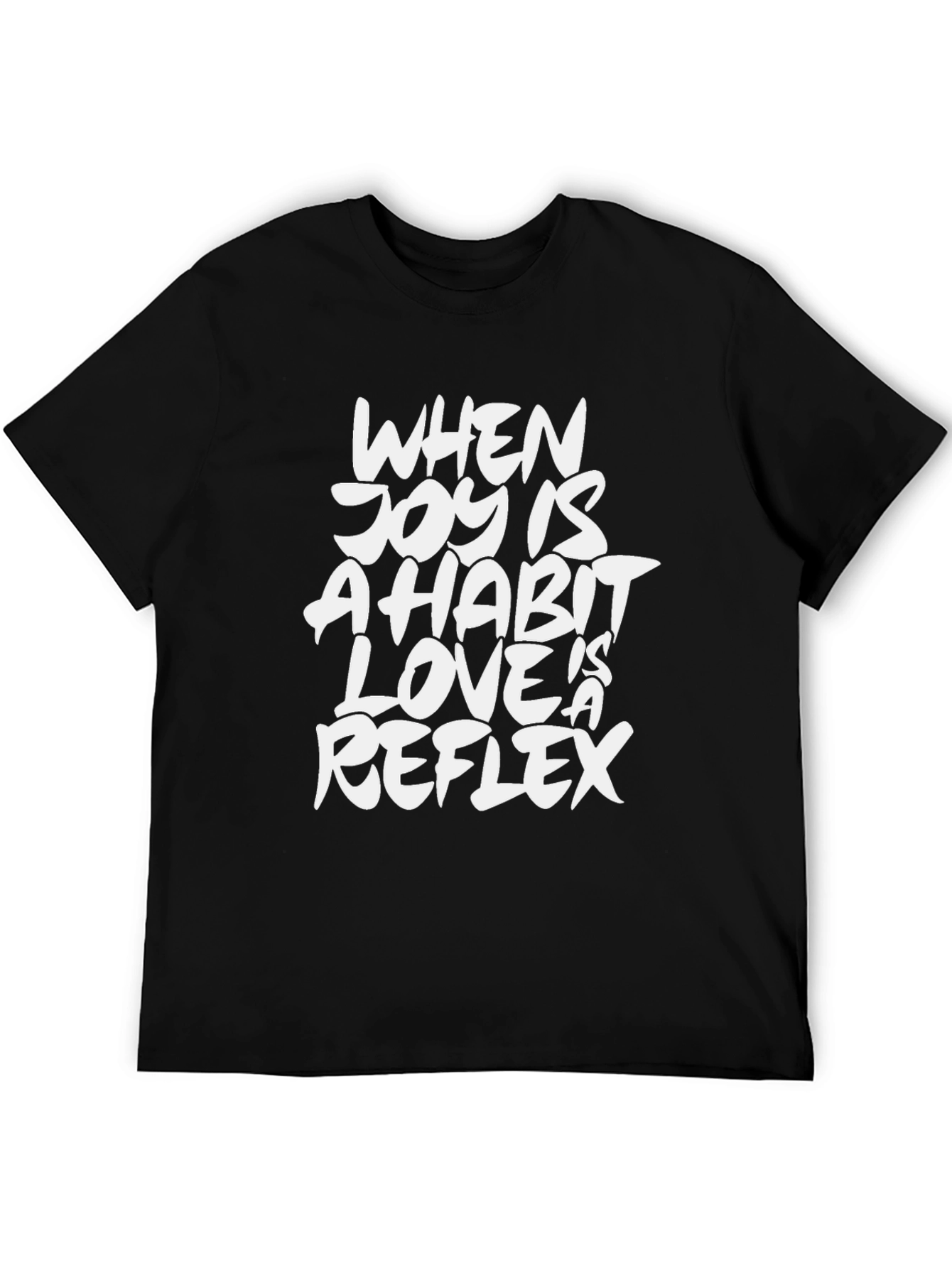 Black Joy is a Habit Graphic Tee - Black view 5