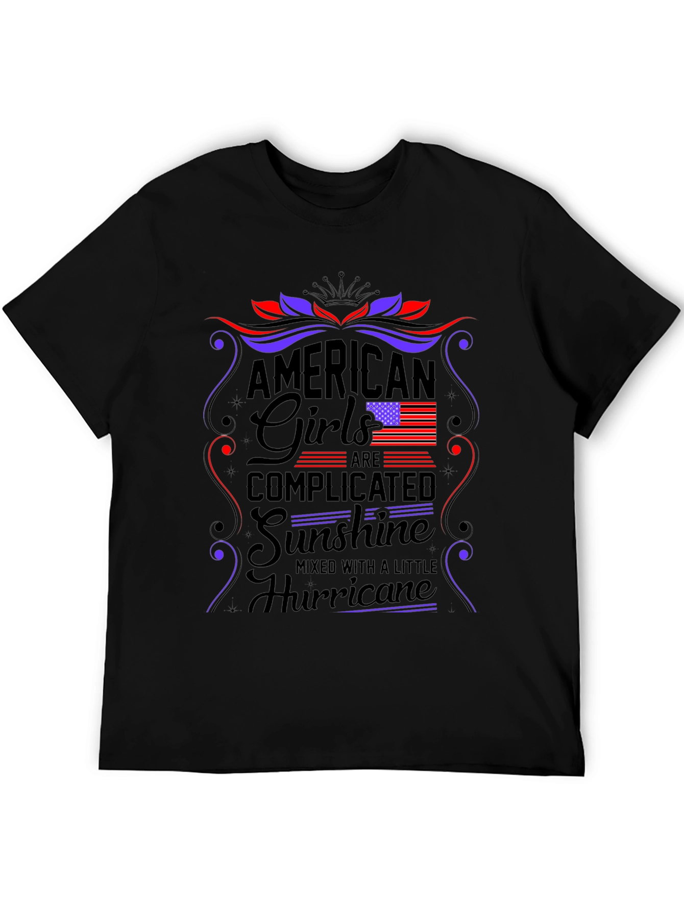Black American Girls T-Shirt view 5