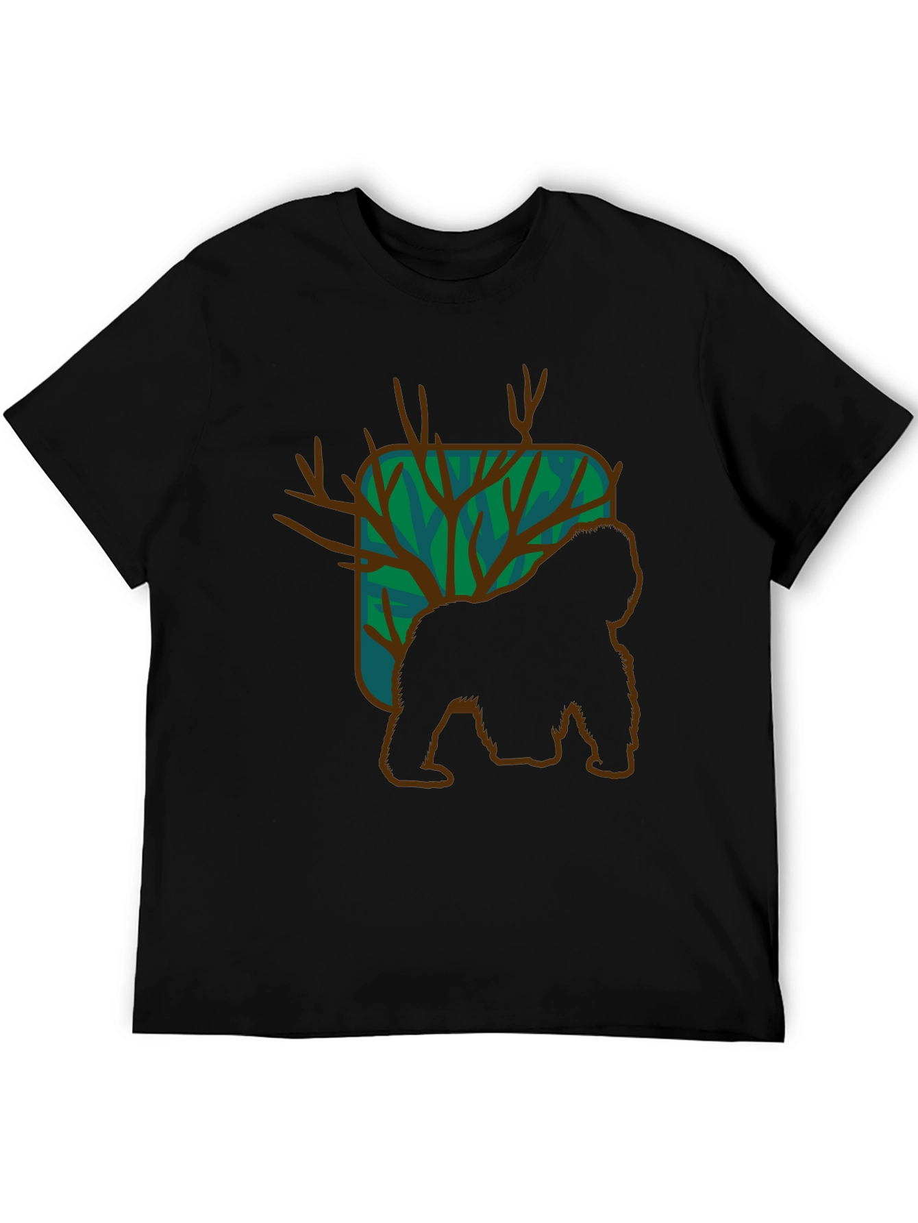 Black Gorilla Graphic Tee - Unique Design view 5