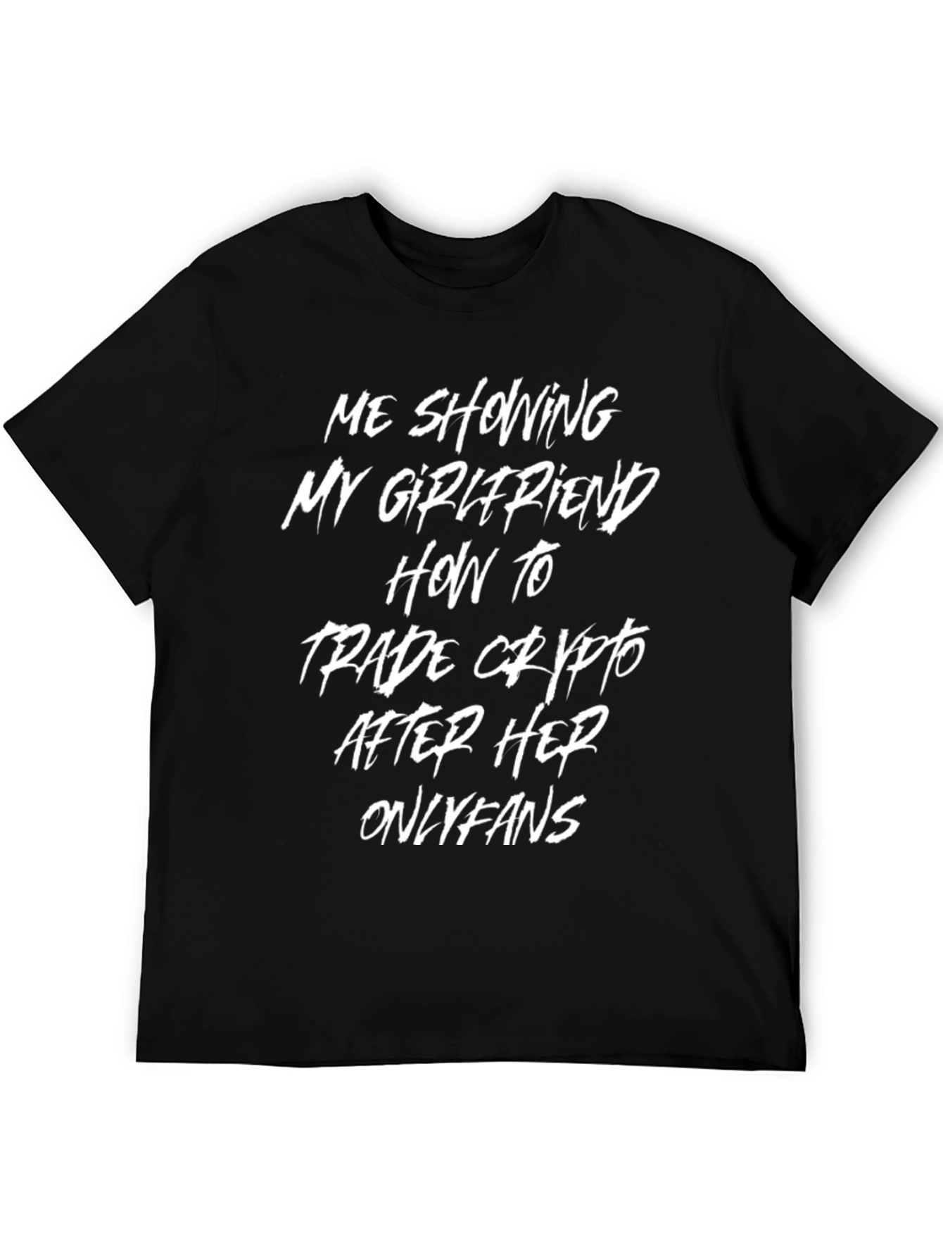 Black Crypto Trader Novelty T-Shirt view 5