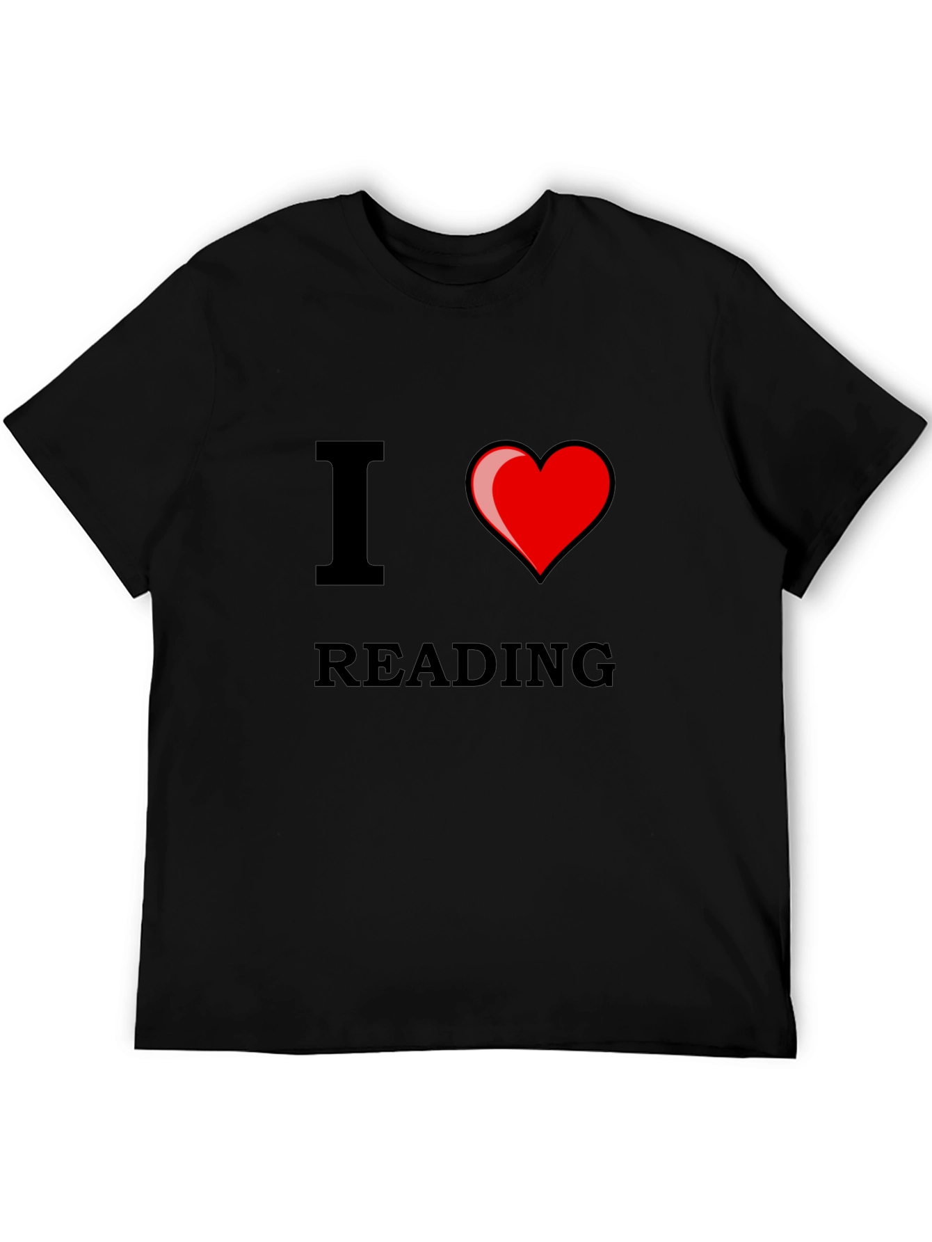 Black I Love Reading T-Shirt view 5