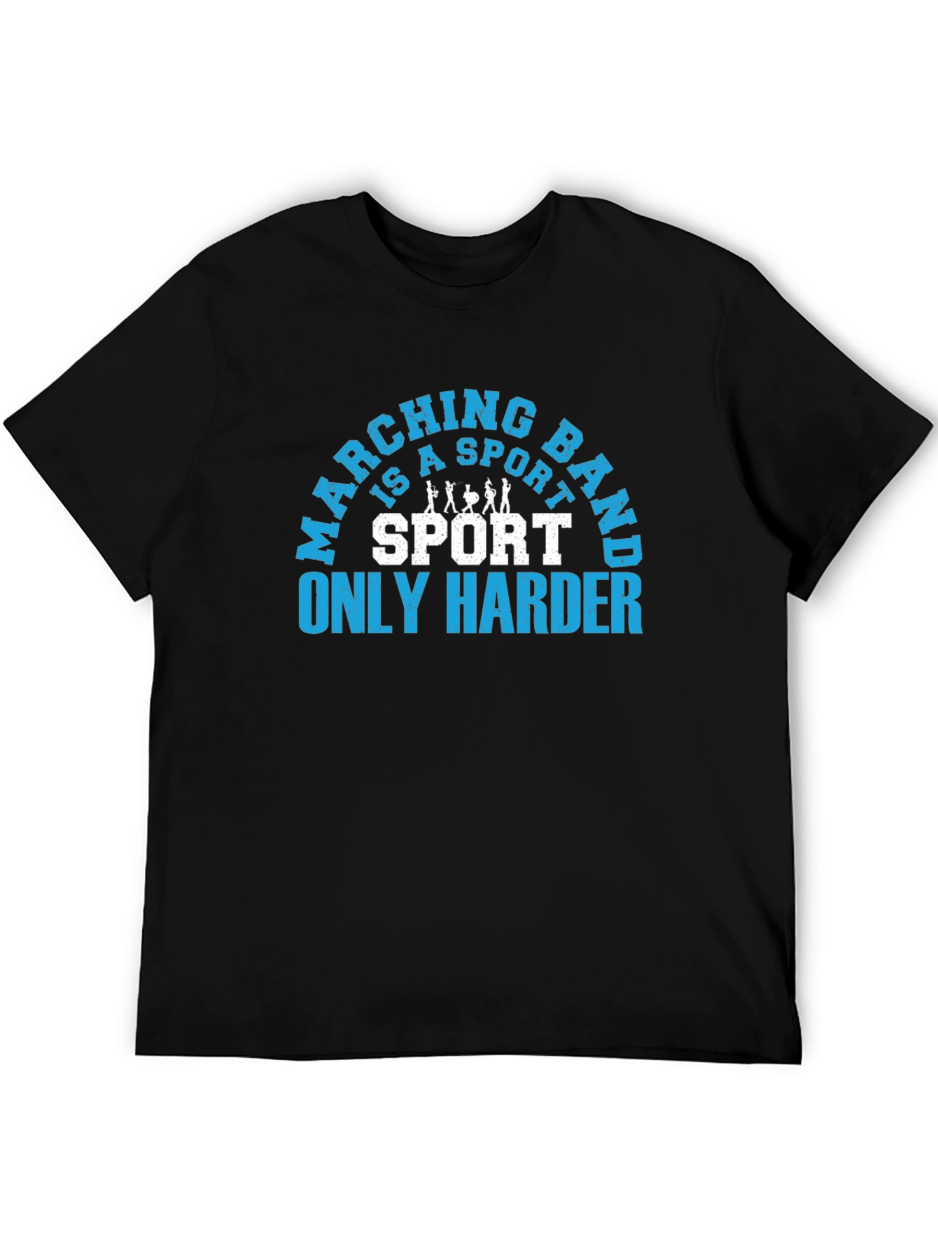 Black Marching Band is a Sport T-Shirt view 5
