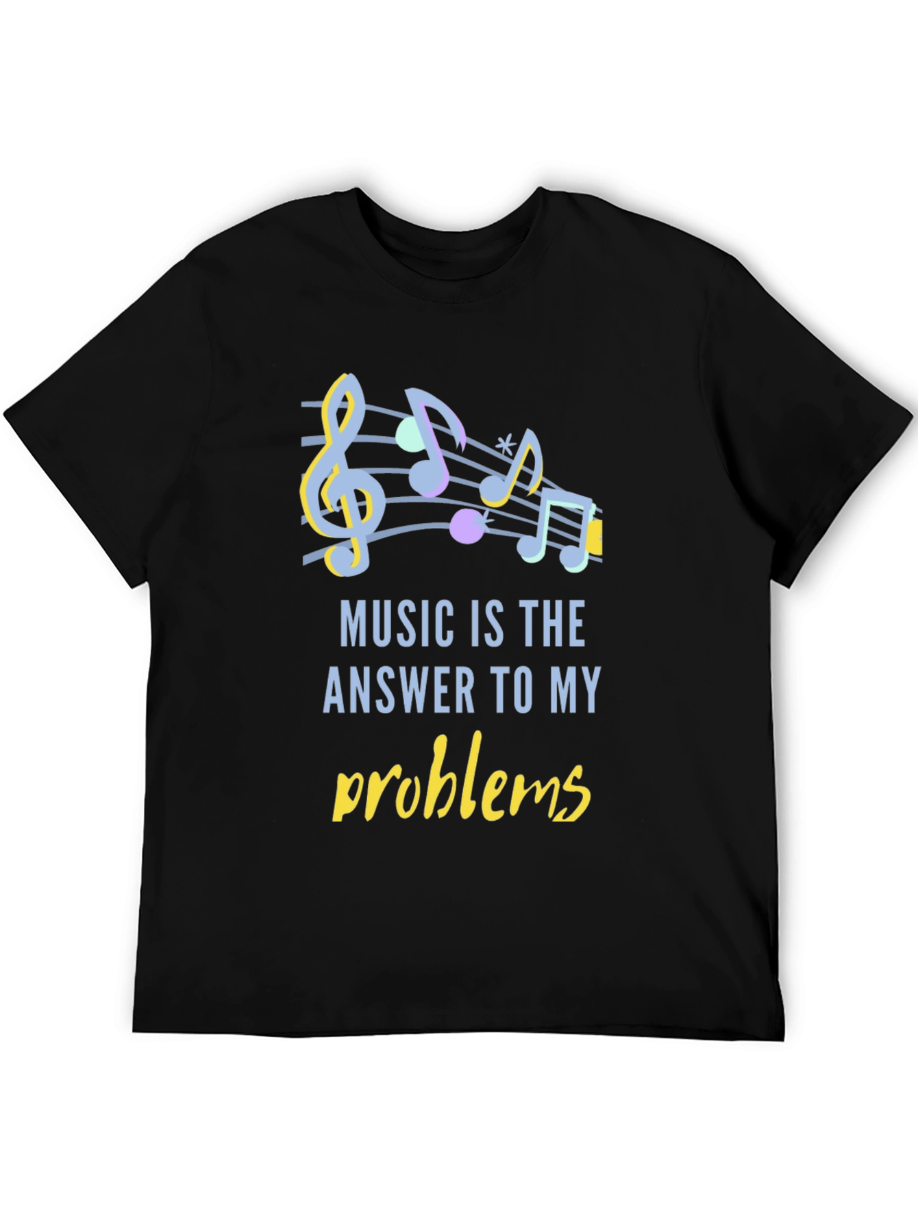 Black Music is the Answer T-Shirt view 5