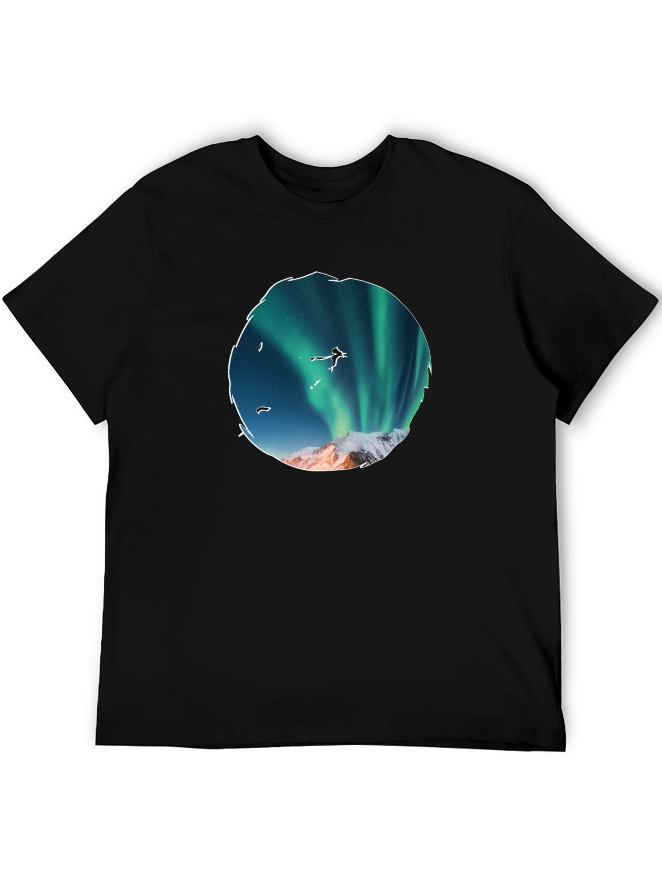 Aurora Skydiver Graphic Tee - Black - 5