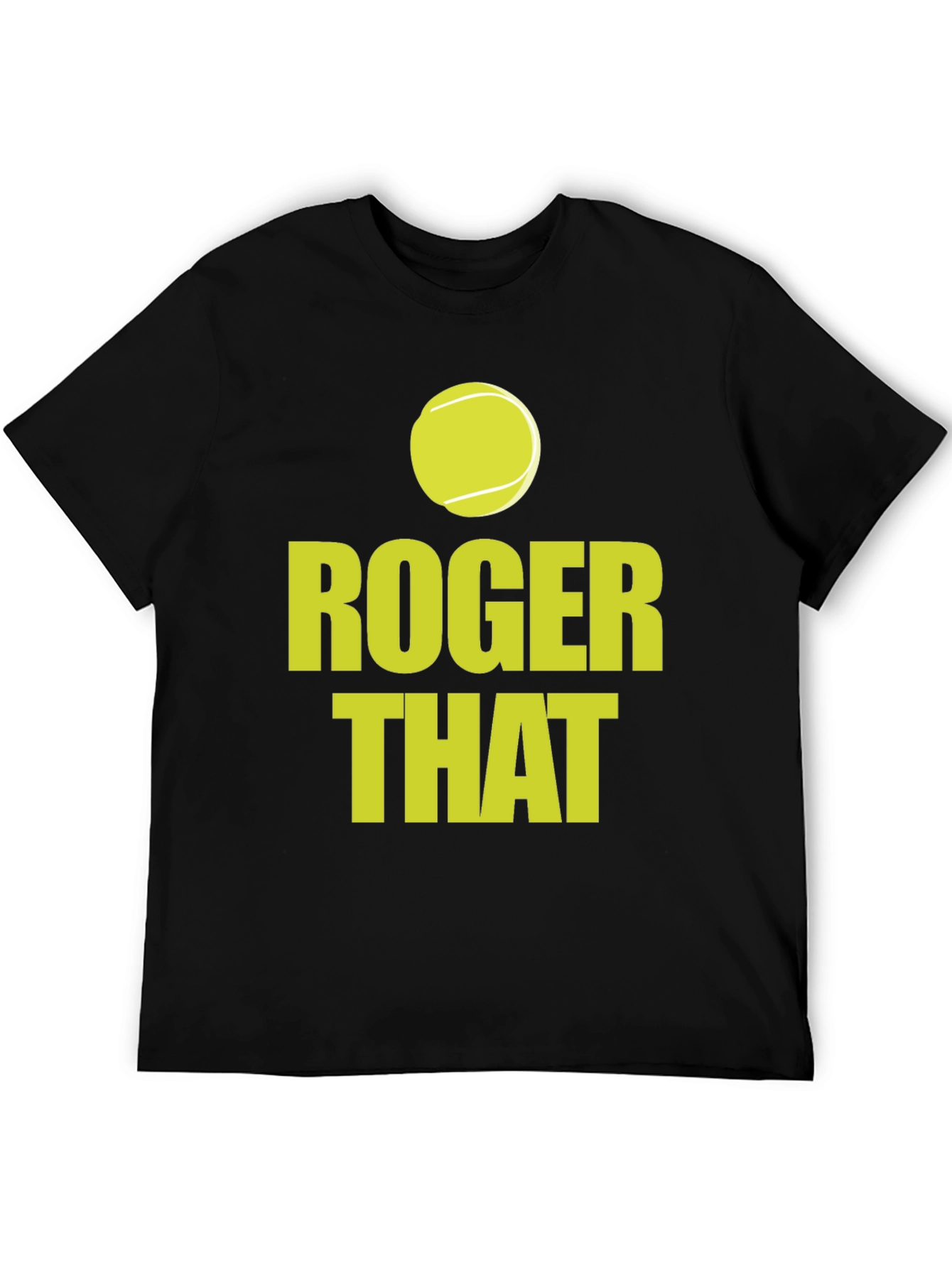 Black Roger That Tennis T-Shirt - Ace Your Style! view 5