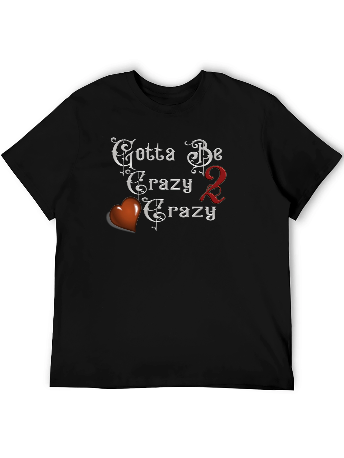 Black Gotta Be Crazy Tee - Black Crew Neck view 5
