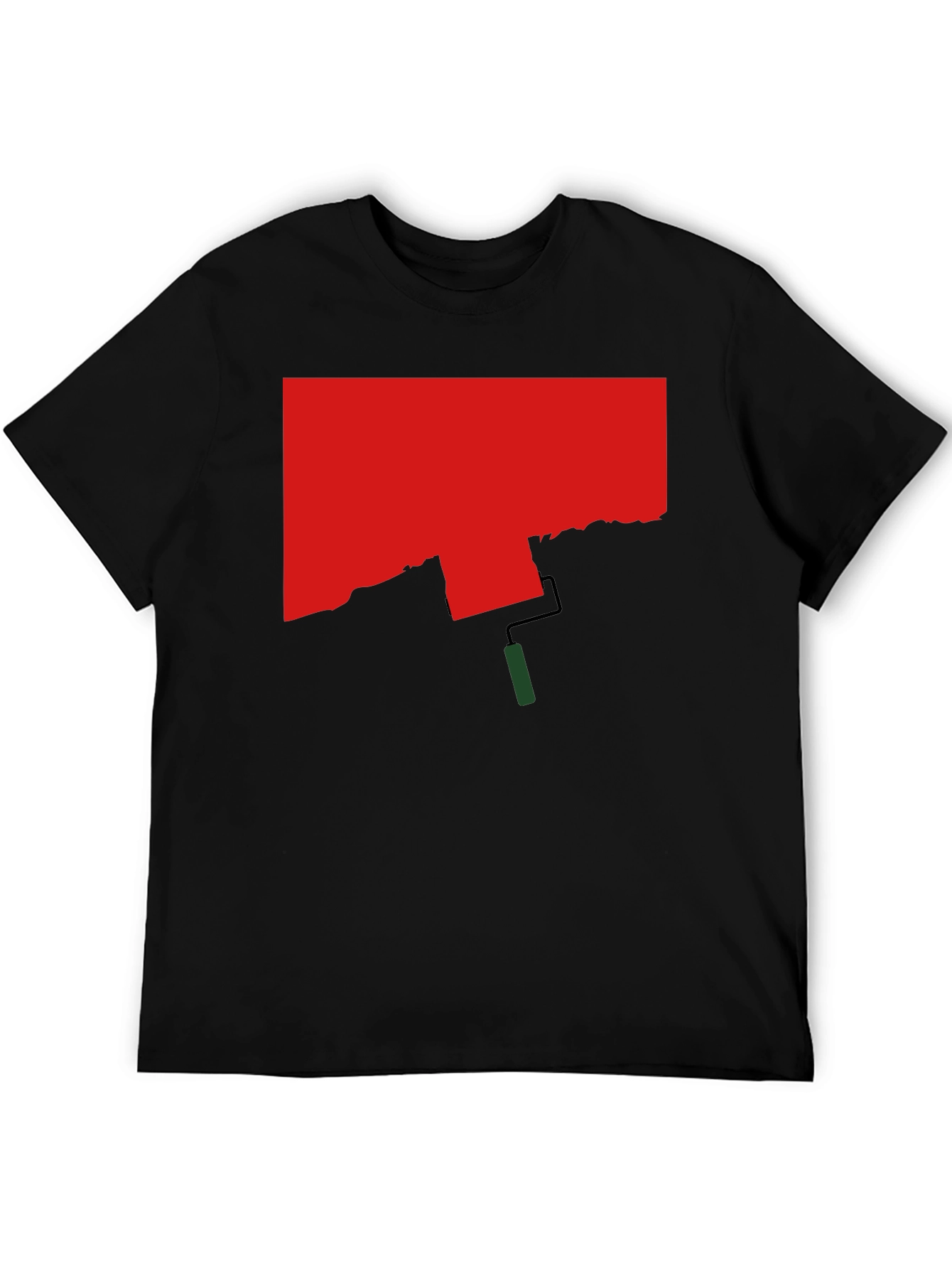 Black Abstract Painter T-Shirt - Artistic Expression view 5