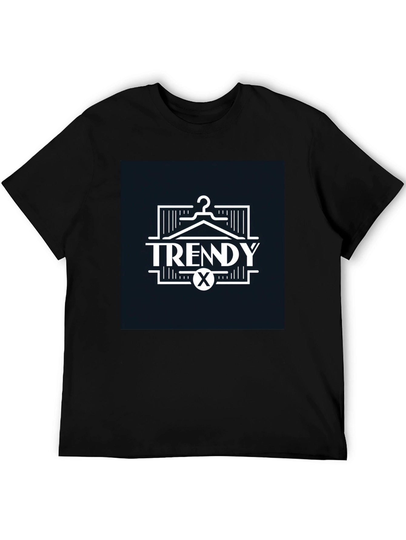 Black Trendy Graphic Tee - Men's Fashion view 5